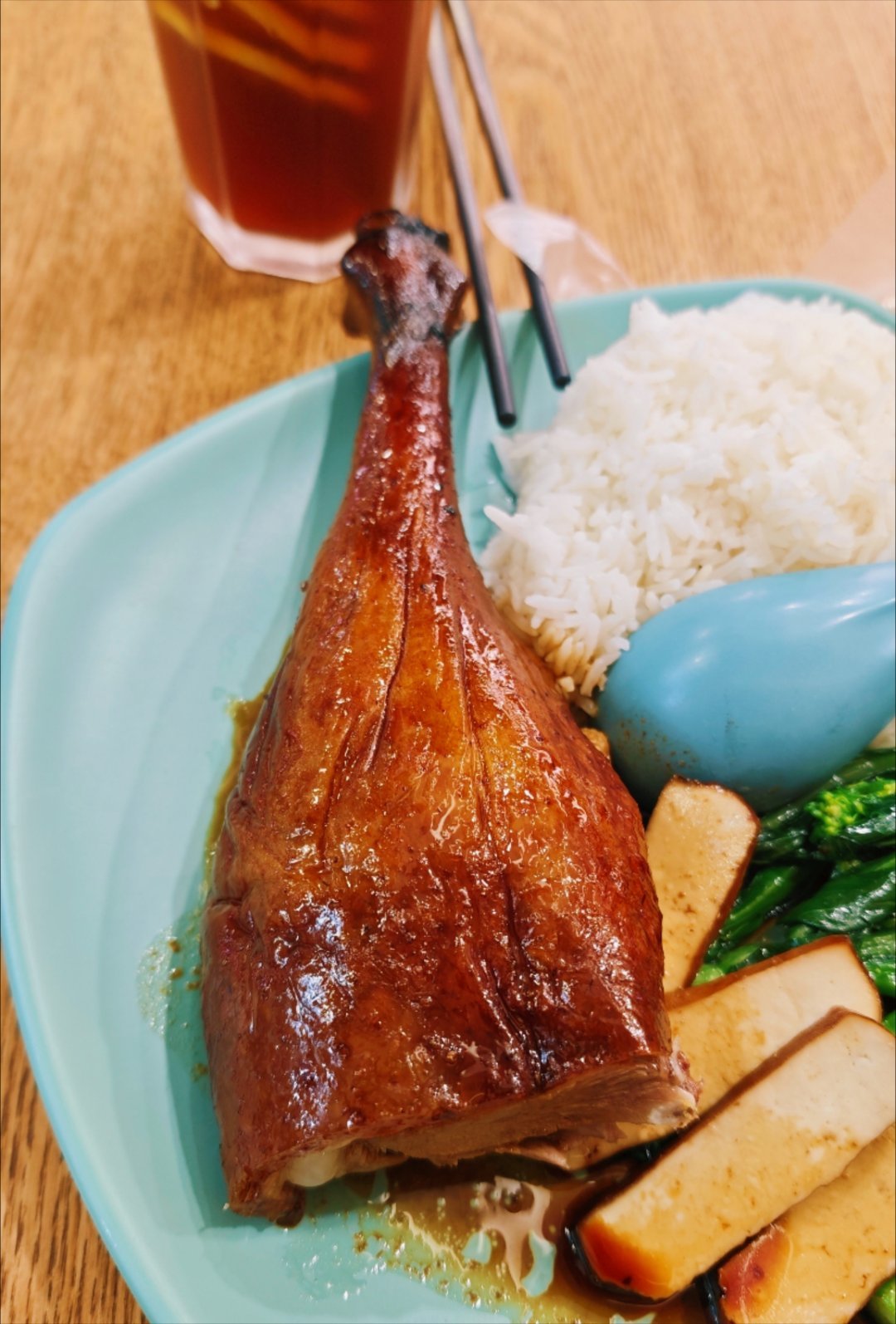 烧鹅腿，我吃