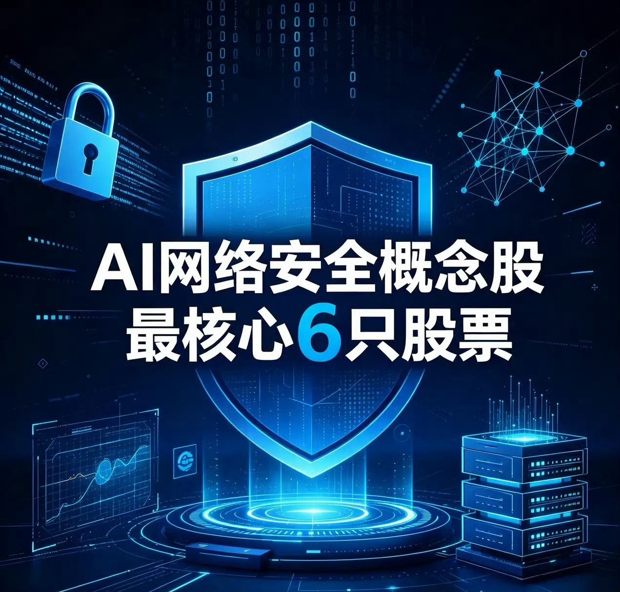AI网络安全概念股最核心6只股票1、奇安信（688561）政企网安国家队，终端安