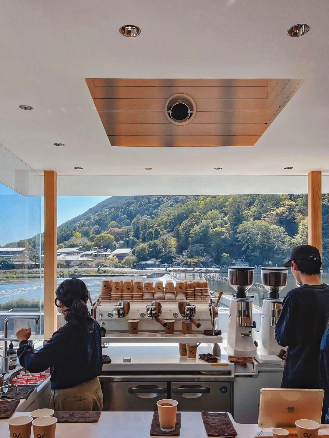日本☕️打卡岚山最火的咖啡店！附京都民宿