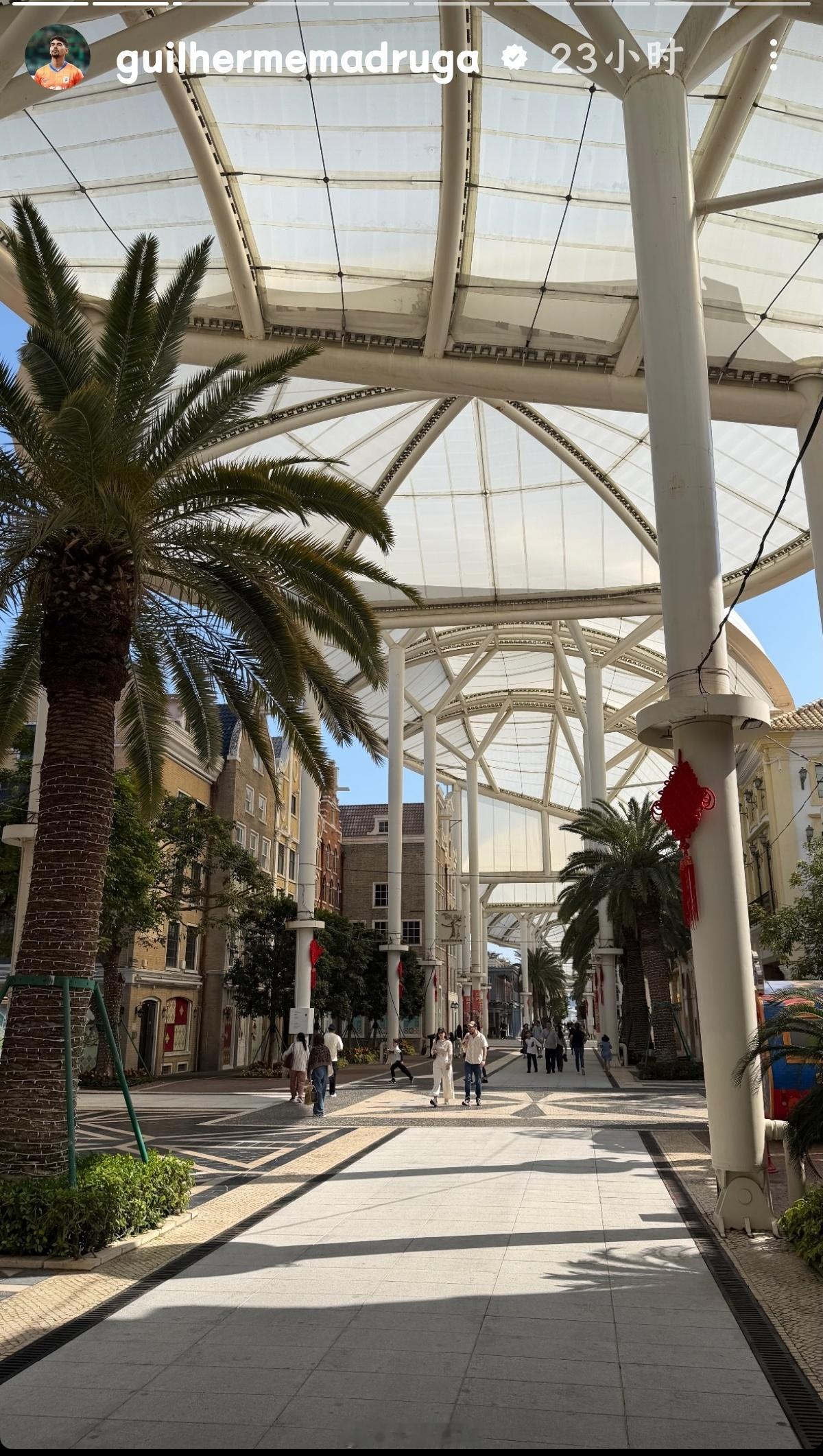 山东泰山山东泰山外援动态 马德鲁加更新个人动态转一圈都没走出中国