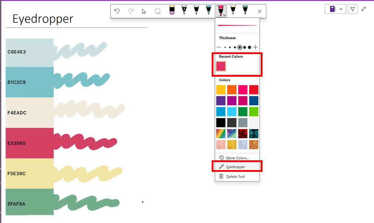OneNote 已经开始加入颜色拾取器功能，这个功能已经开始在 Microsof