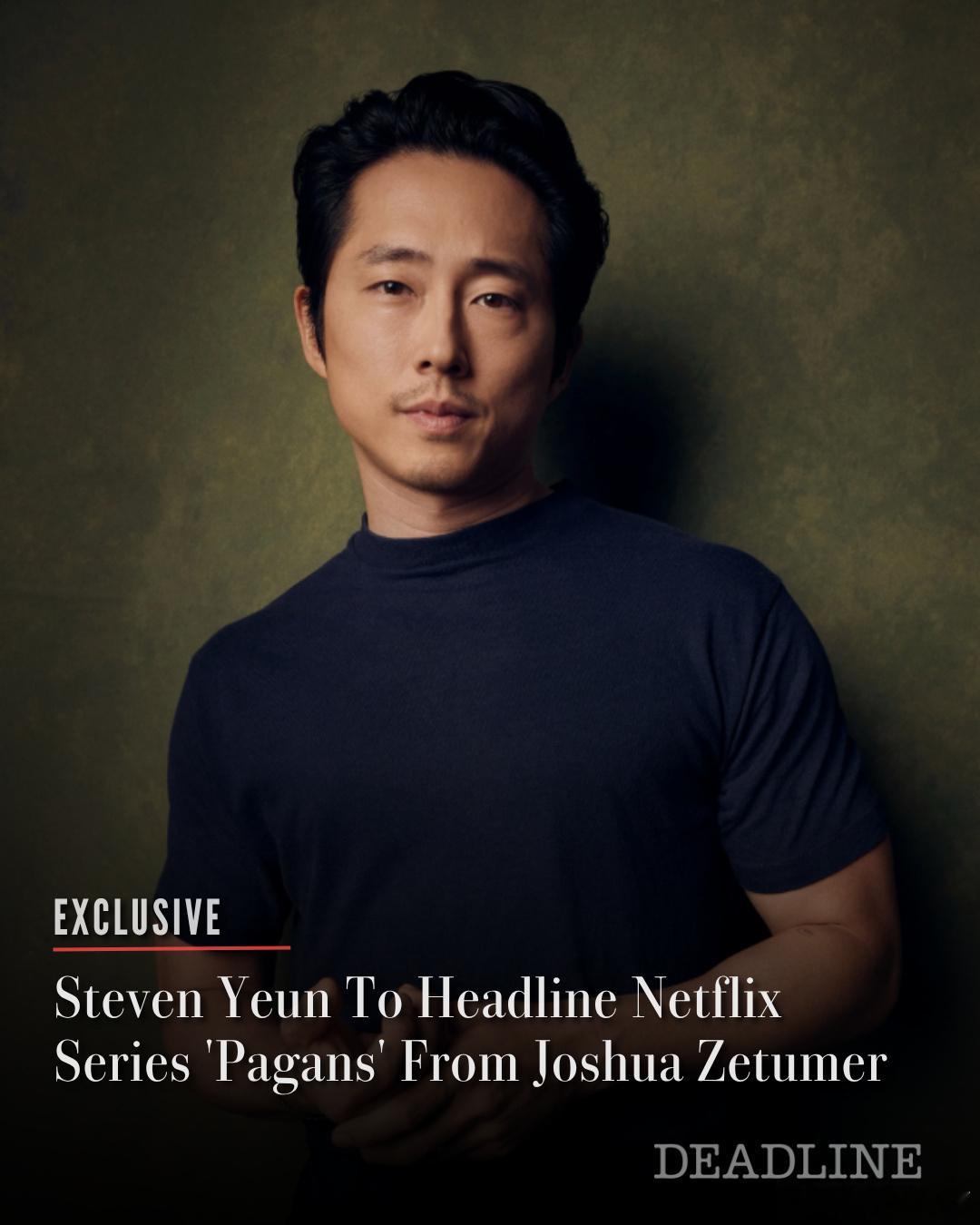 《怒呛人生》男星Steven Yeun确认主演奈飞超自然剧集《Pagans》。故