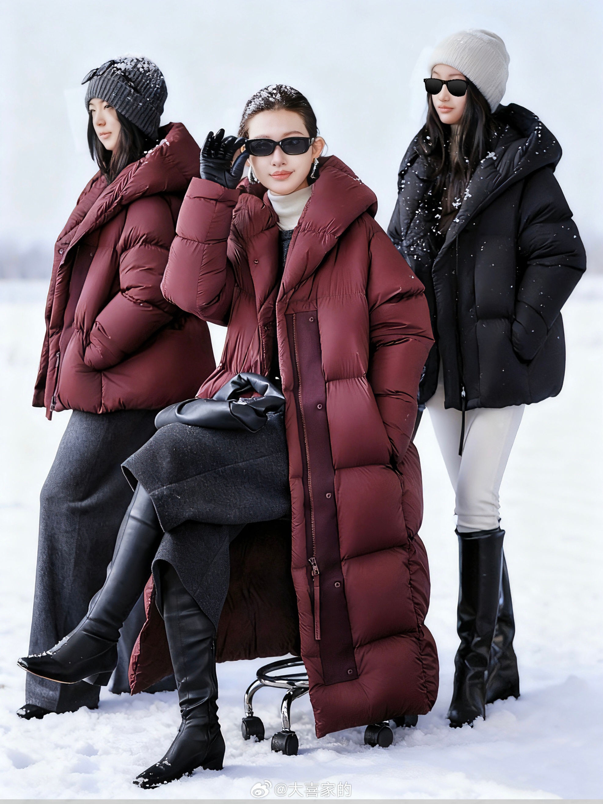 高雅人士集合！都来给我欣赏这件鹅绒服高充绒达300g+90鹅绒零压感 防水防风版