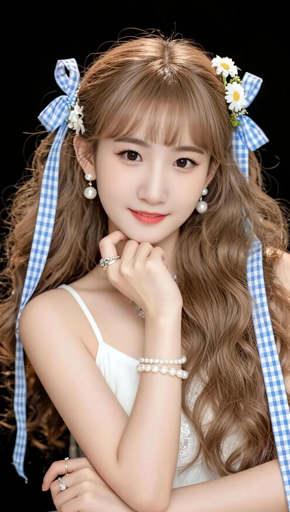 AI甜美蝴蝶结写真 ai创作