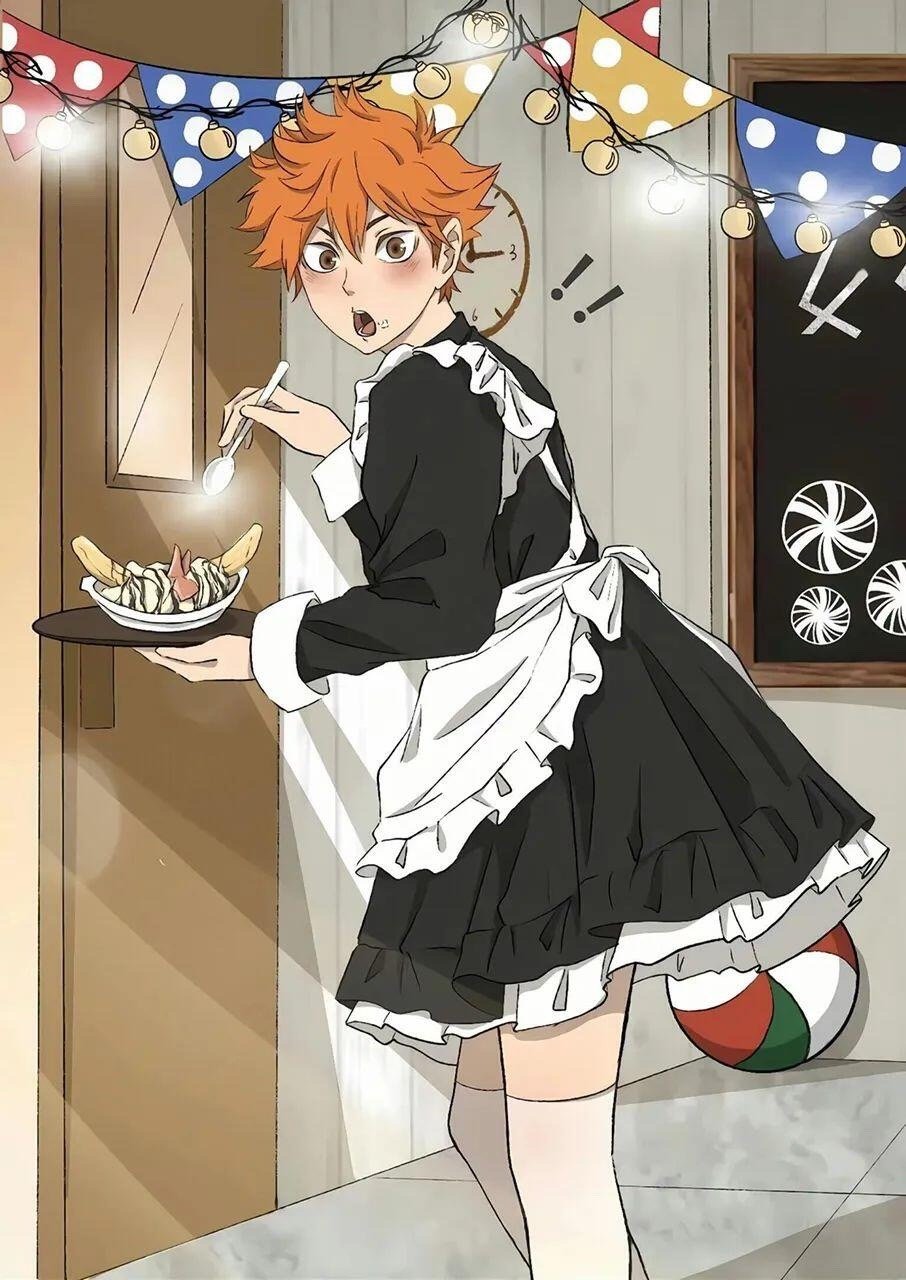 #排球少年##漫视界企划# 小排球女仆咖啡厅女仆咖啡厅，为主人服务 🍠：帕尼尼