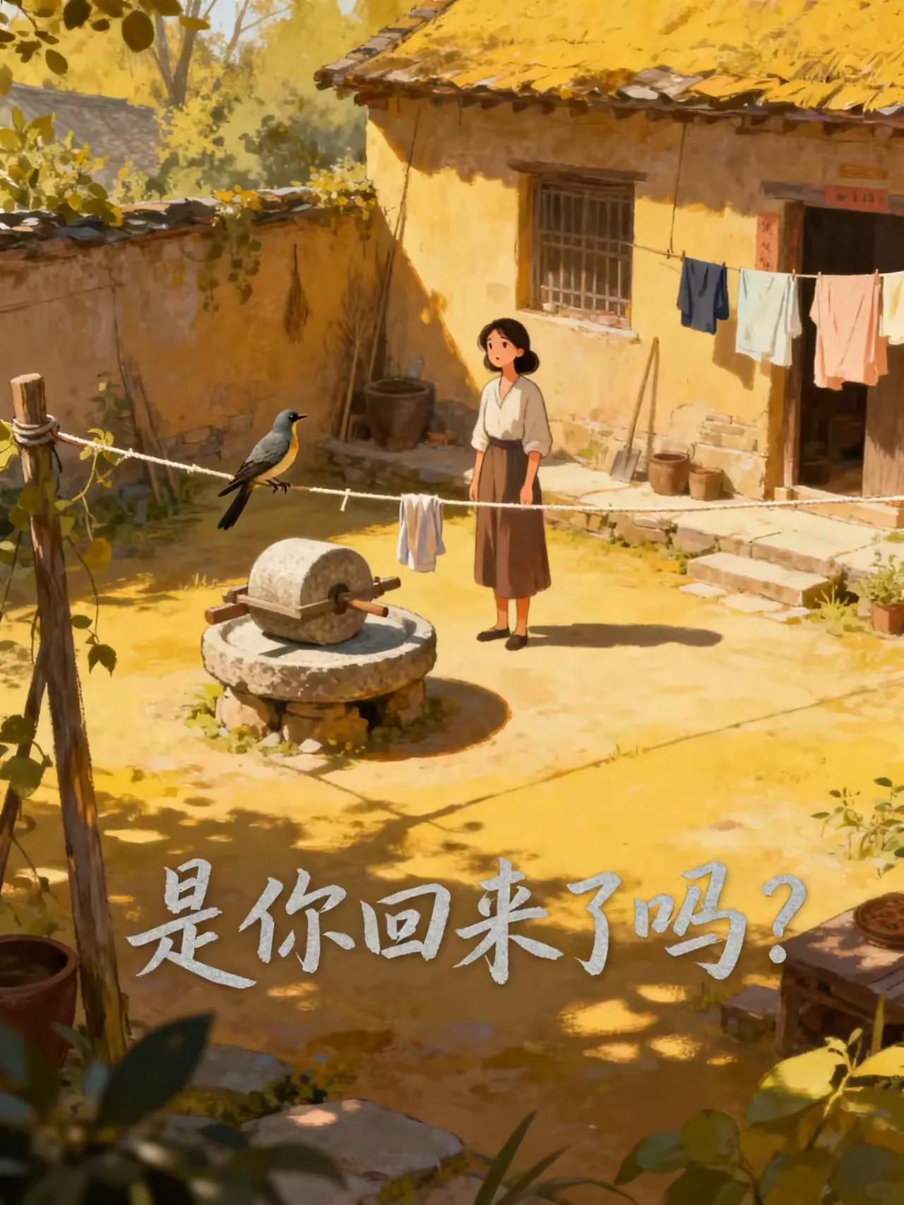 山东一女子丈夫离世后，家中突然飞来一只鸟，久久不肯离去。女子试探着问“是你回来了