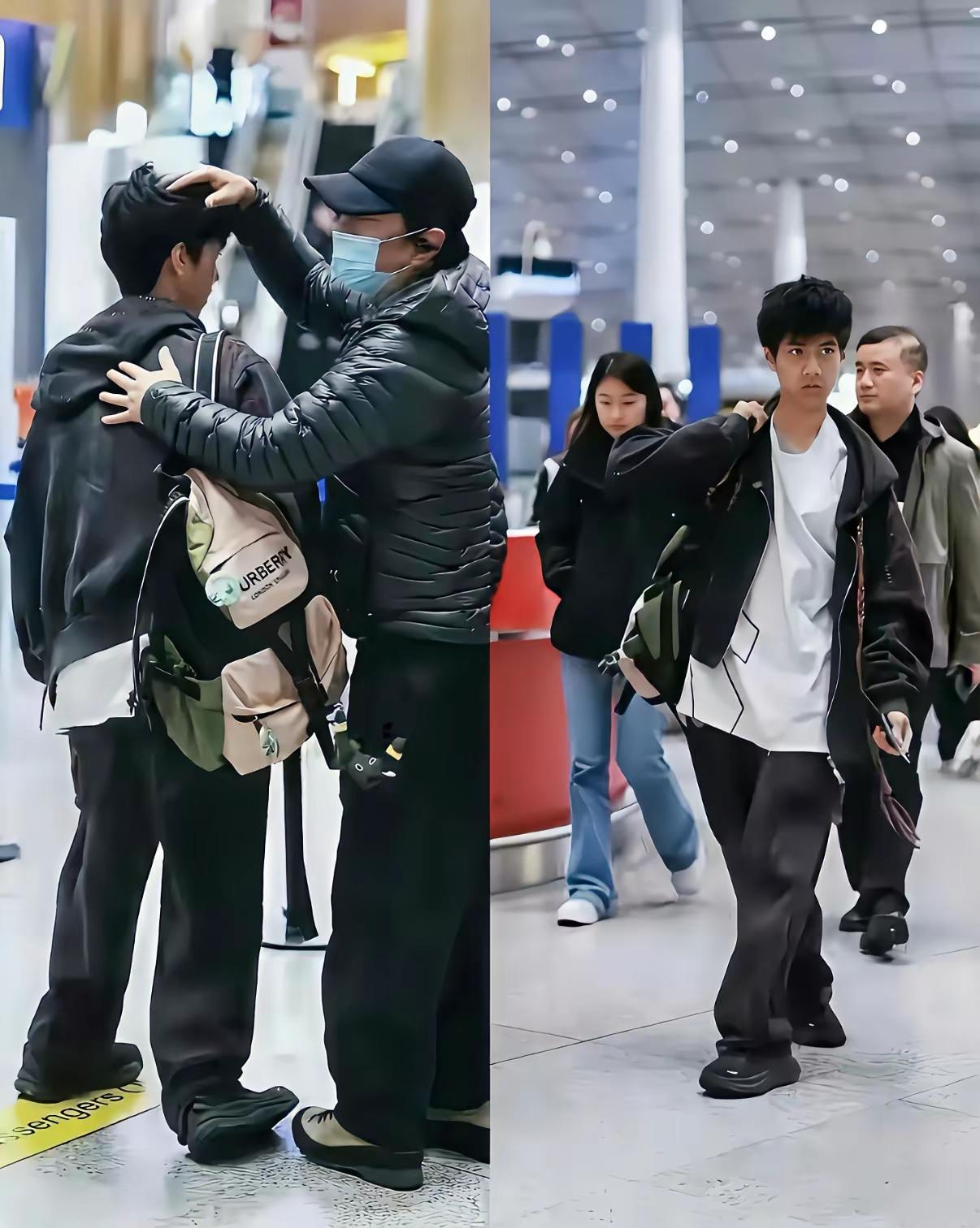 看了刘芸的儿子，
更佩服张柏芝了！

不比学习，俩人光站在那儿都差了一大截，张柏