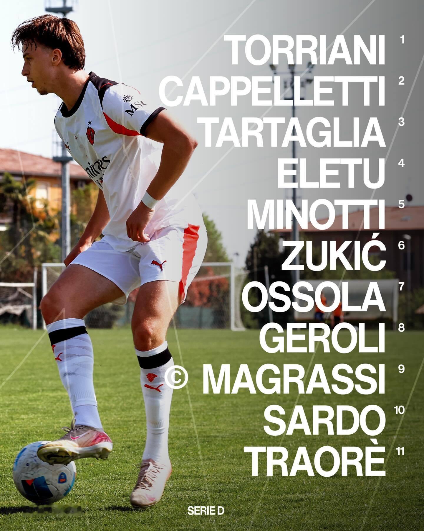 【首发阵容】 🔴⚫️ 2025-26赛季意丁联赛第31轮：Milan Futu