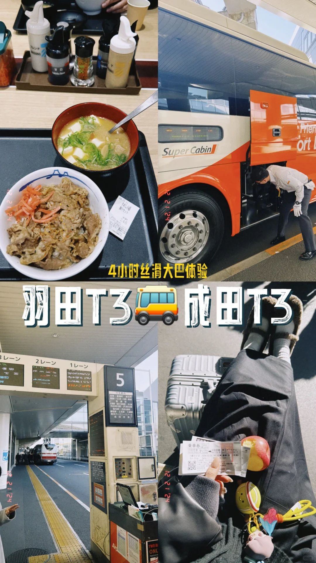 🇯🇵东京羽田转成田｜🚌四小时丝滑转机攻略！