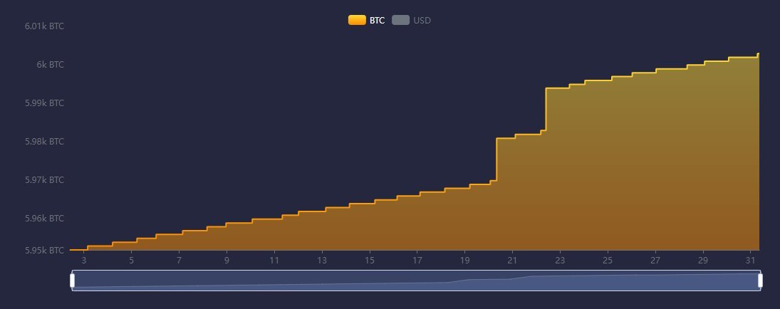 萨尔瓦多过去30天内增持53枚BTC，当前持仓超6002枚，按照它这个速度买下去