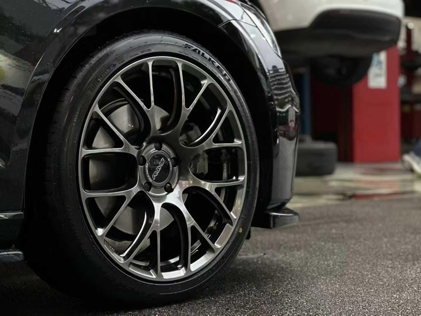 日本RAYS G16 锻造轮毂🈴Volvo V60 V90 数据：20寸 8.