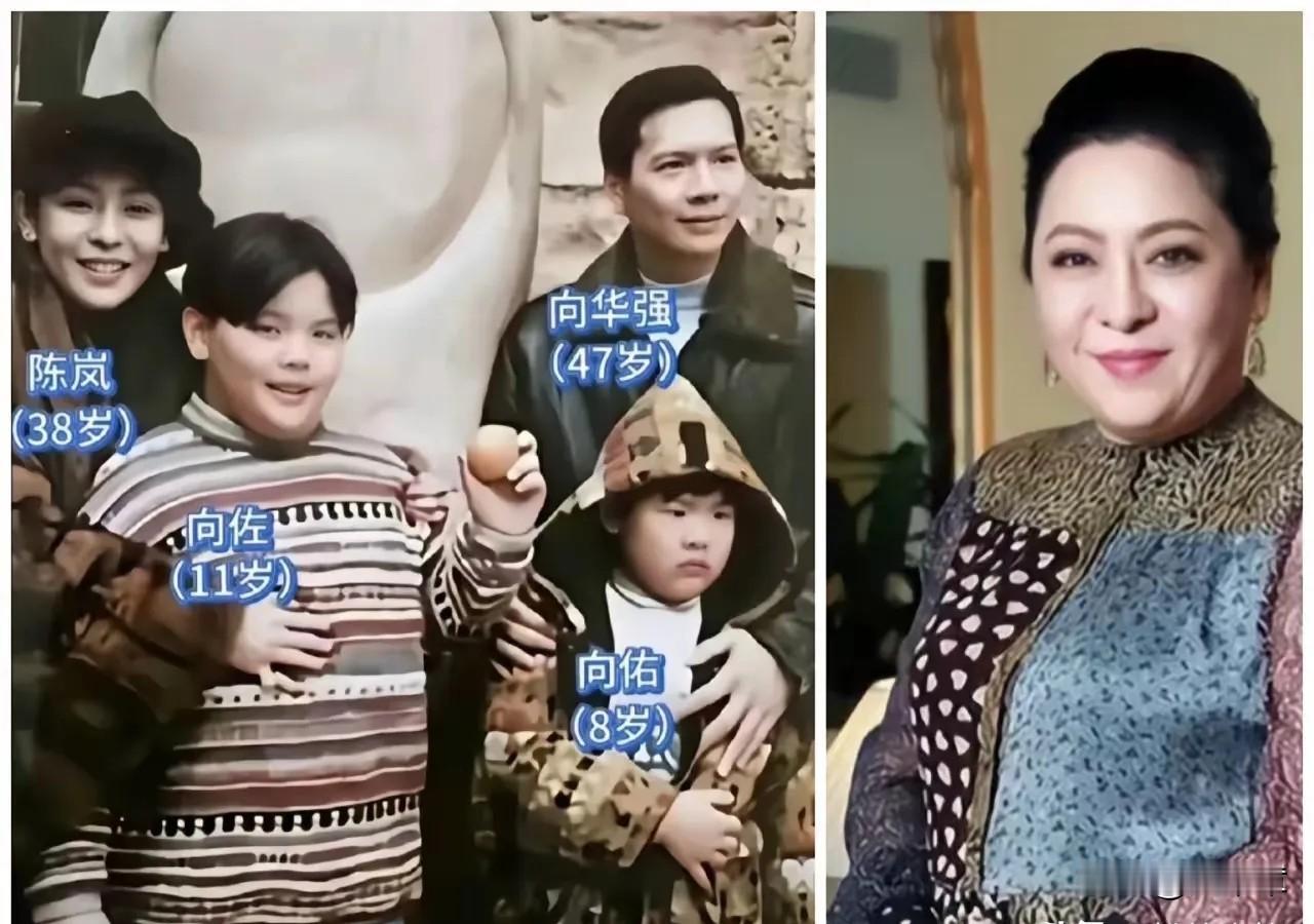 向太一家子。
​破没破产不知道。
​但是有件事确定无疑，那就是向太的好基因，真的