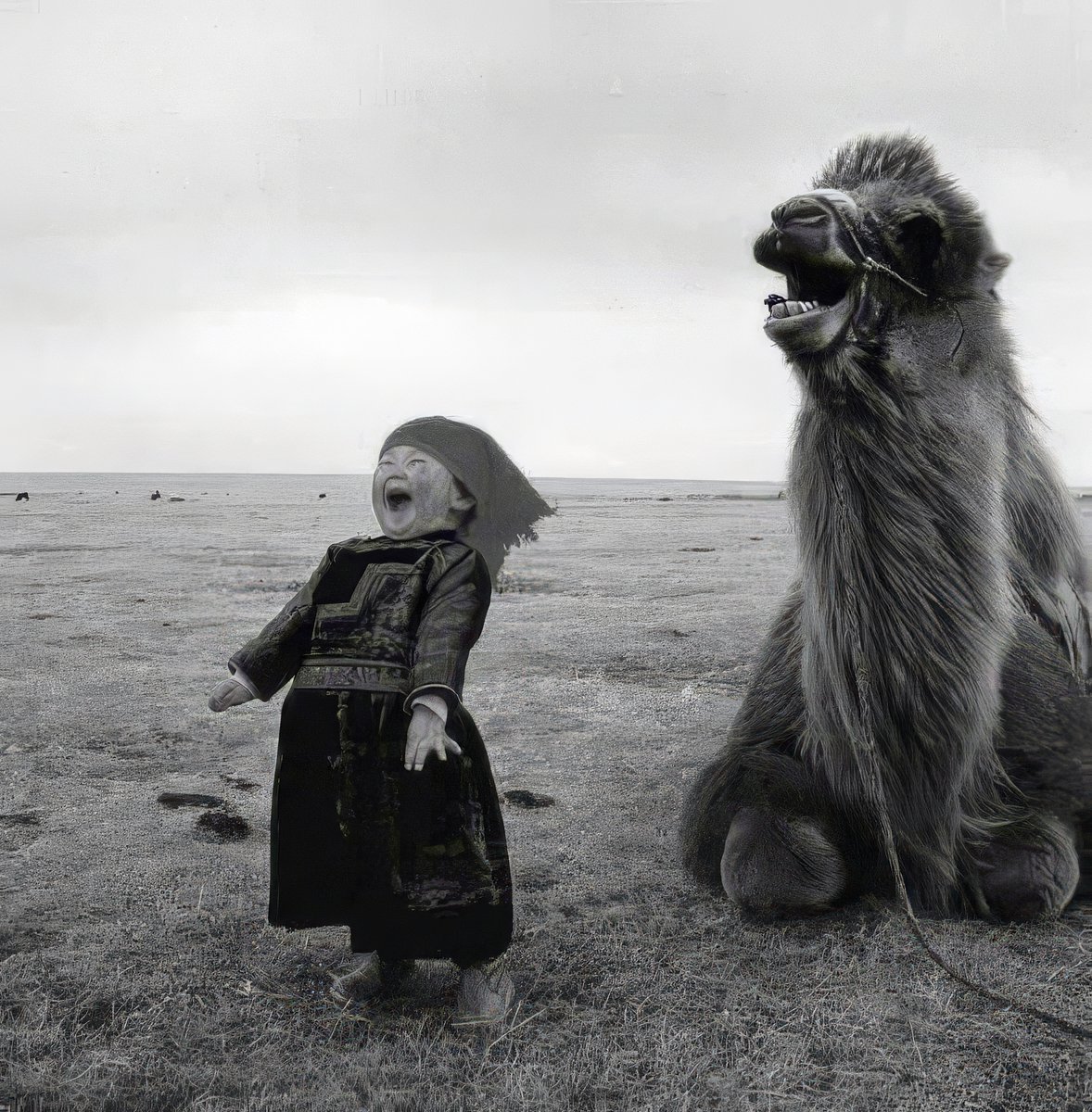 Inner Mongolian Child by Han Chengli 