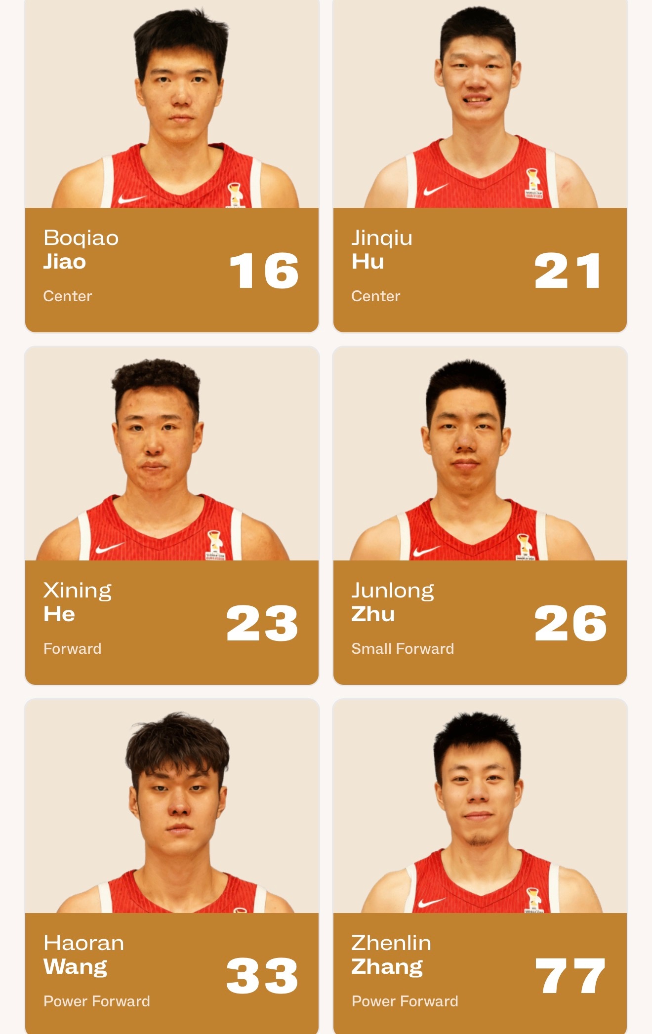 我们的名单没有变化中国男篮vs中国台北男篮