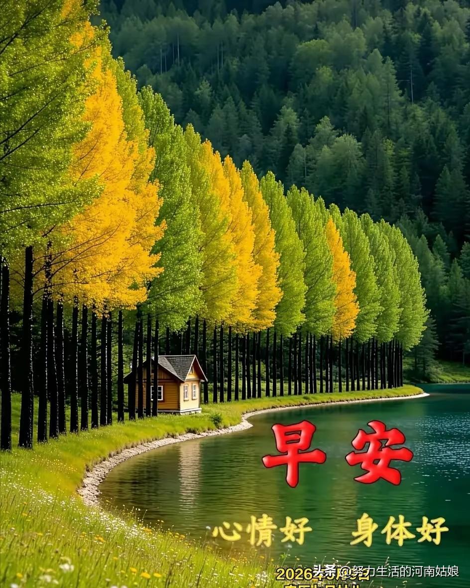 周三早安🍂白露过后，一早终于凉快了。
告别闷热，清晨吹来的风带着秋的清爽。昼夜