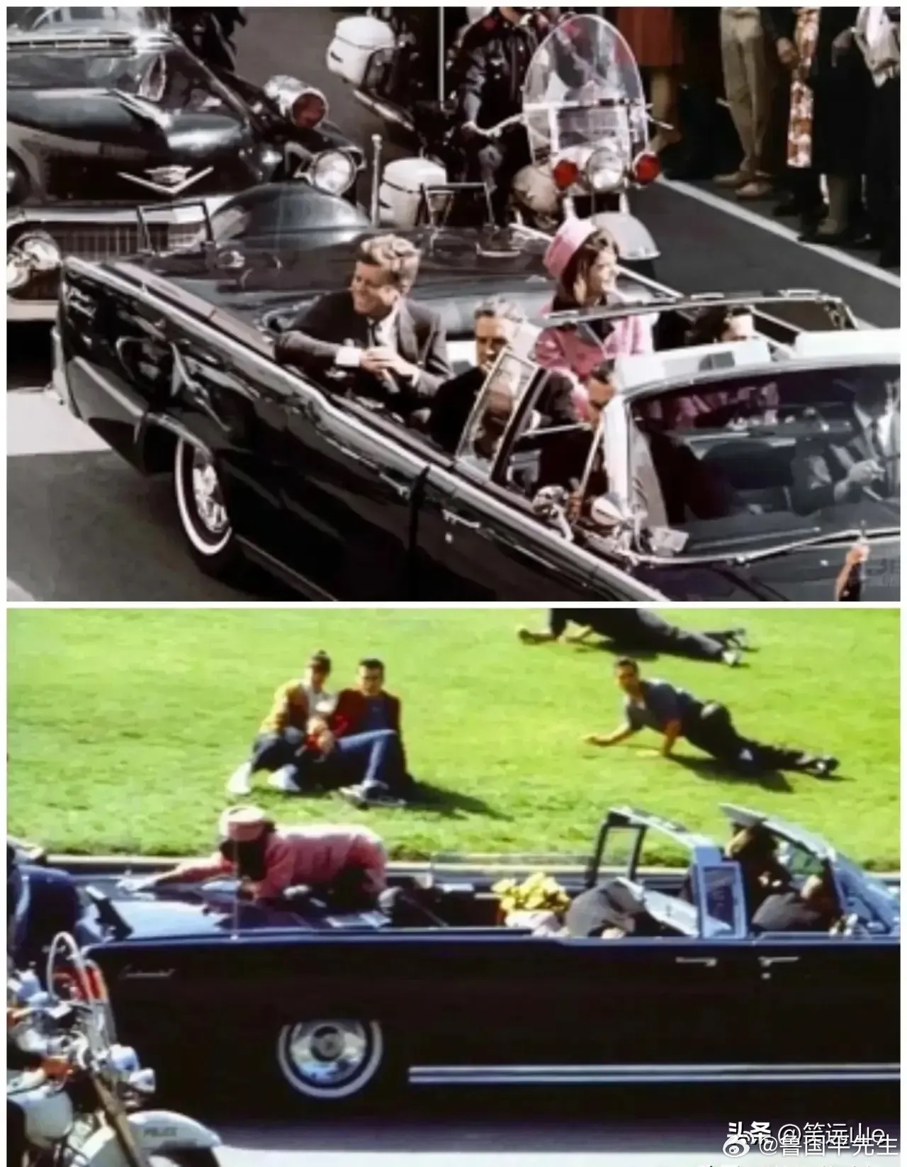肯尼迪被当众“处决”，这事太邪乎了！肯尼迪遇刺，三声枪响，两枪致命。一枪打头，从