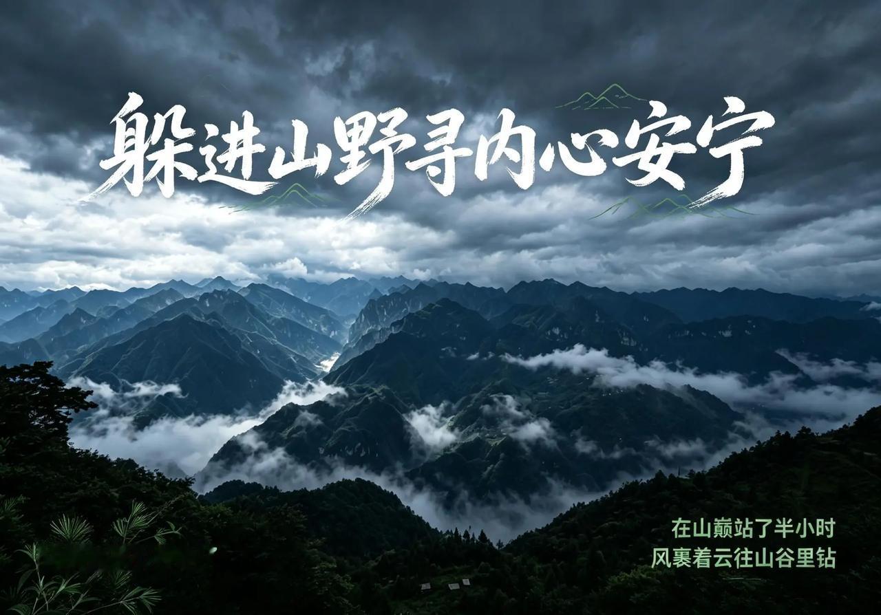 AI智能模板 ai创作 云海之上有仙境 每一帧都是热爱
