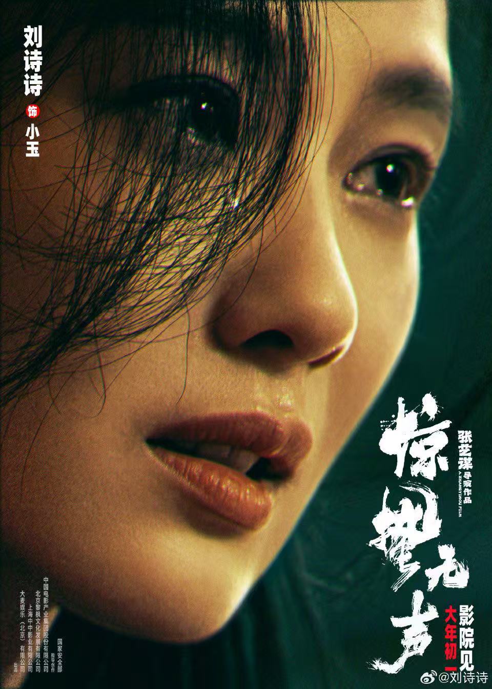 刘诗诗小玉接到任务刘诗诗惊蛰无声单人海报刘诗诗惊蛰无声海报，小玉接到任务，