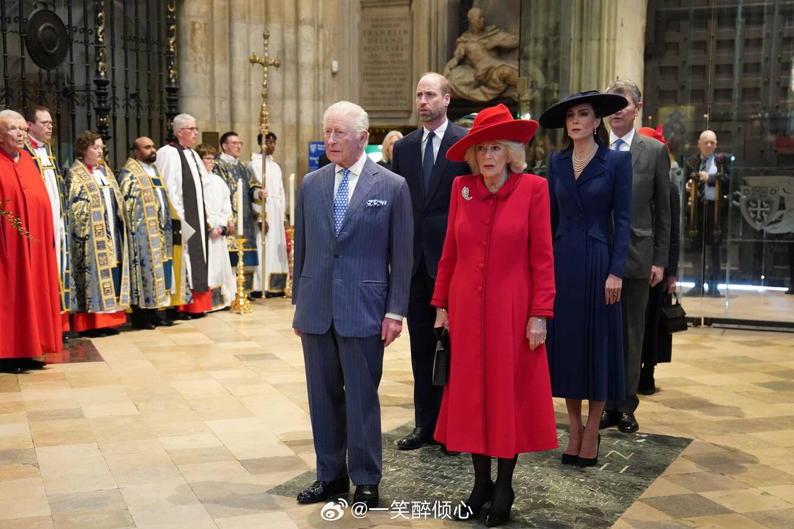 英国王室 2026年3月9日，查尔斯三世和卡米拉王后率领威尔士亲王夫妇、安妮长公