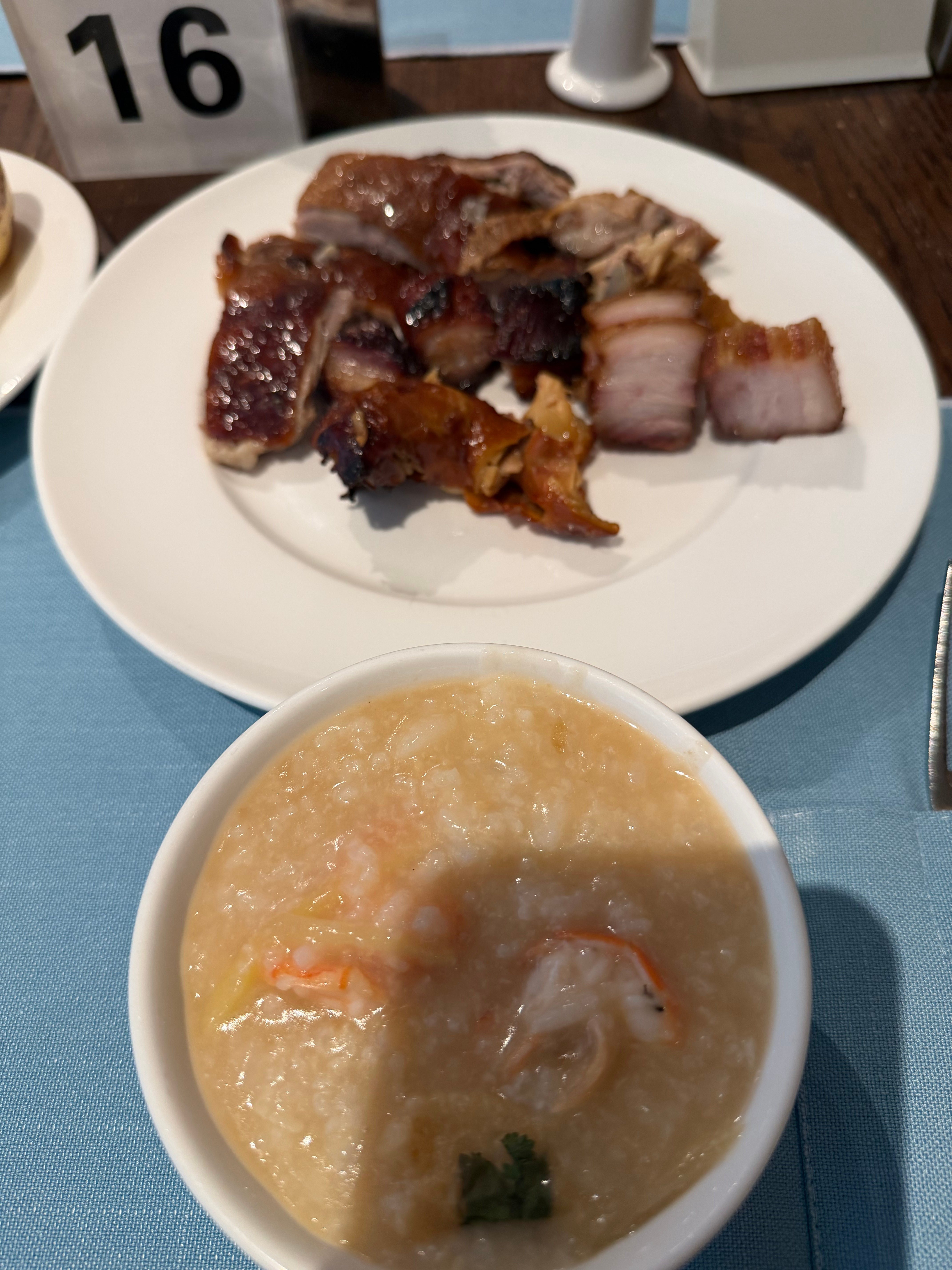 广东烧腊+海鲜粥 