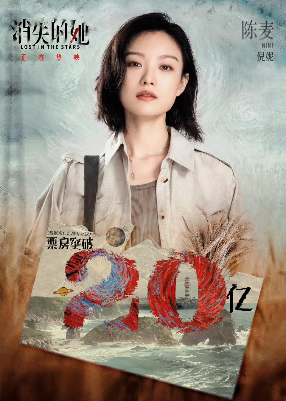 朱一龙和倪妮主演的电影《消失的她》破20亿，这也是影迷们对电影质量的认可，也是对