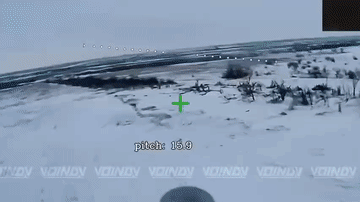 雪地好狩猎。胡里艾伯勒地区，俄东部集群发布视频，第35集团军第189团的飞手在胡