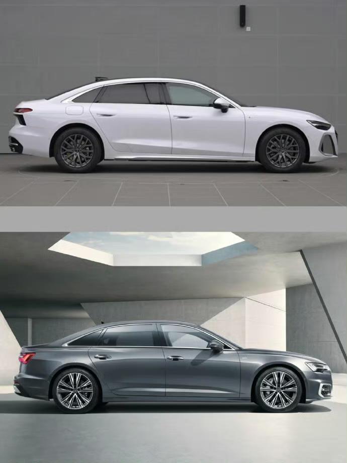 一汽奥迪A6L新款和老款对比，我怎么感觉老款比新款稳重霸气的多