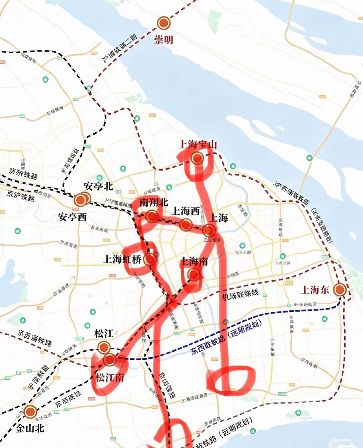 上海地铁，市区或许无需新增线路，但一定需要快线，更需连接市郊线路的共线轨交。可借