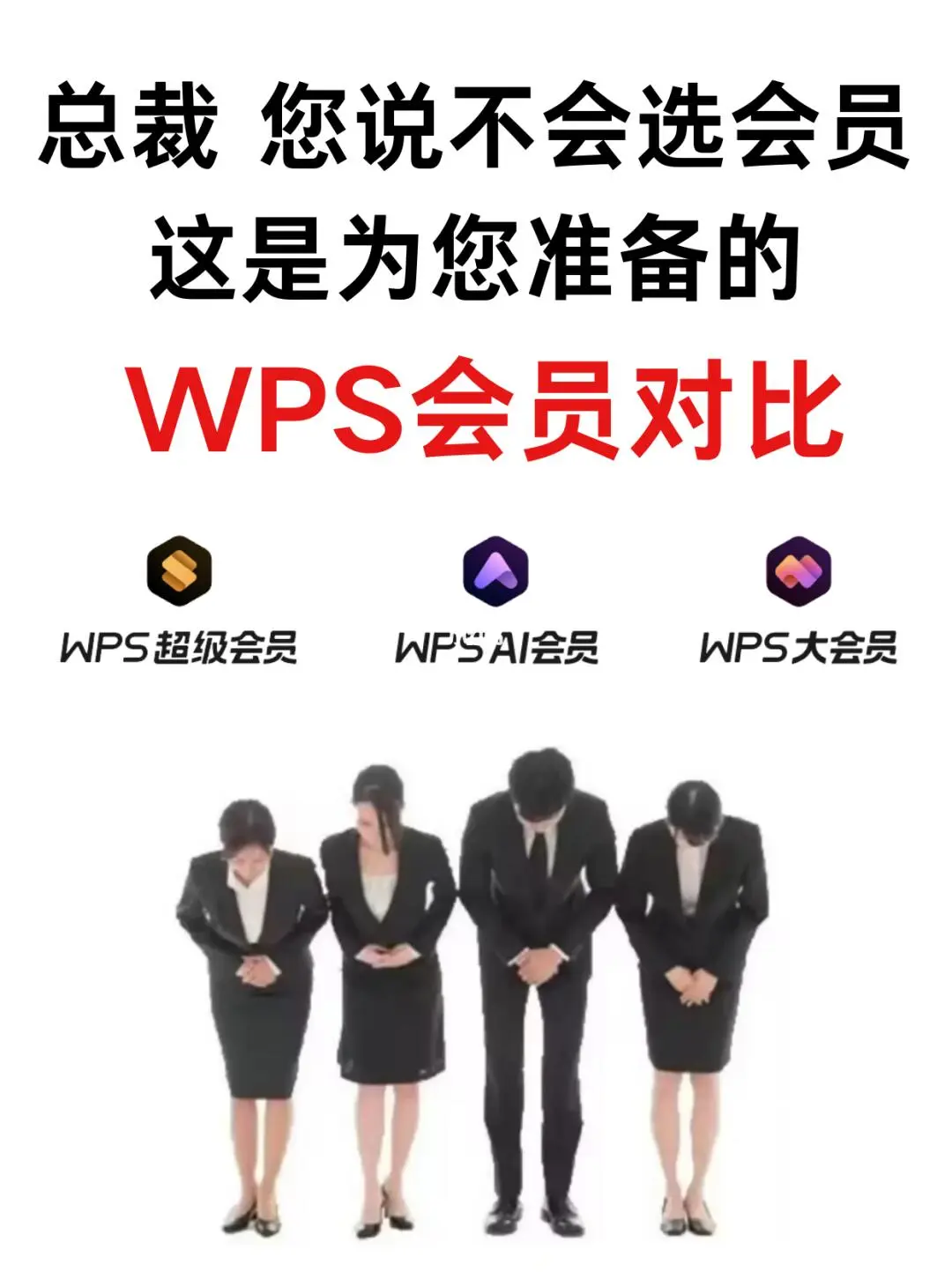 各位老板，希望WPS会员能帮您做点事