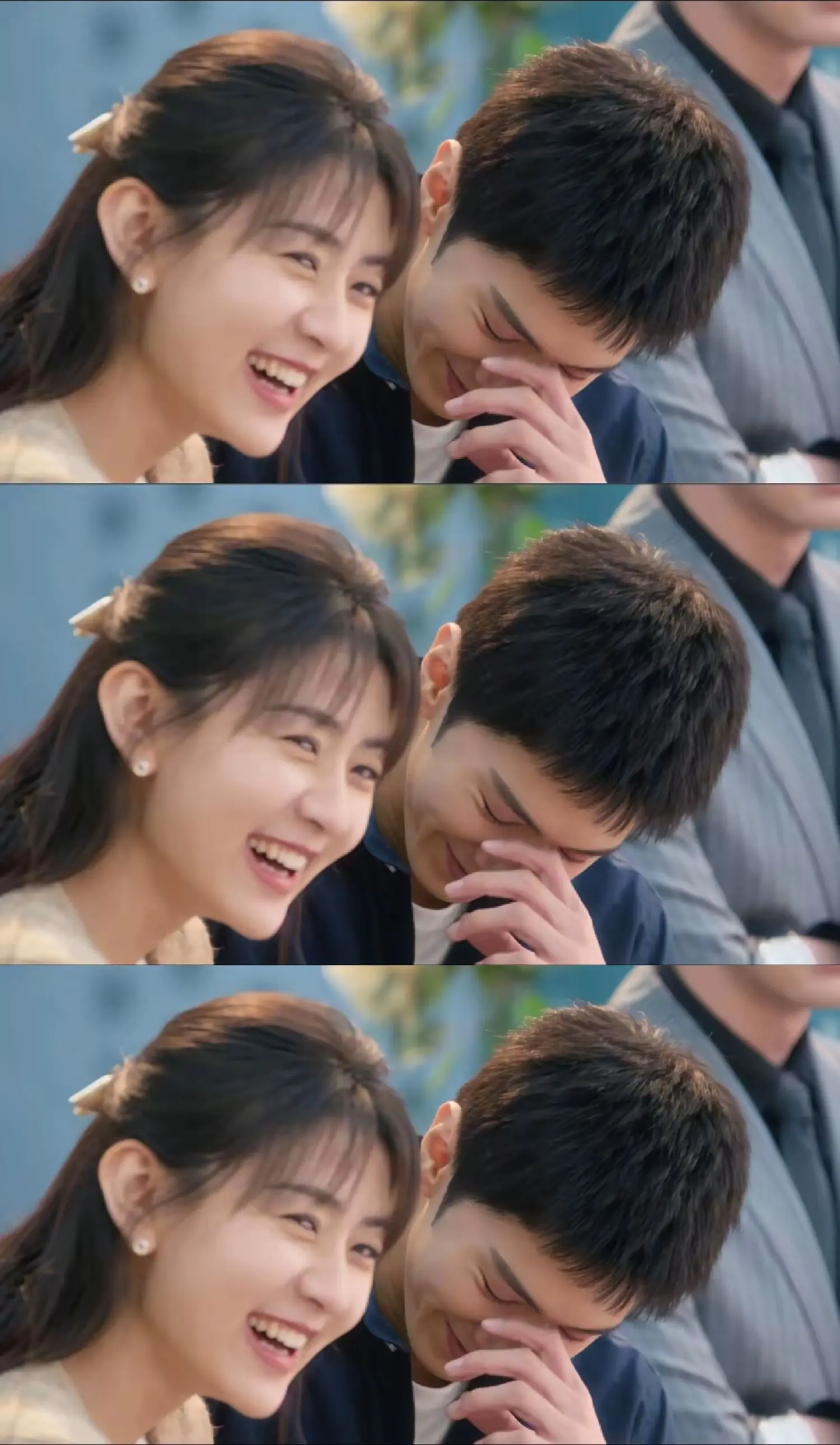 “家妻献丑了，你们多担待点”😂😂  哎呀妈呀，他俩给我甜麻了，我也...