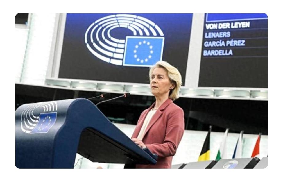 冯德莱恩这表态真是够刚的，说即使电力中断也不用俄罗斯能源。这架势，好像“饿死事小