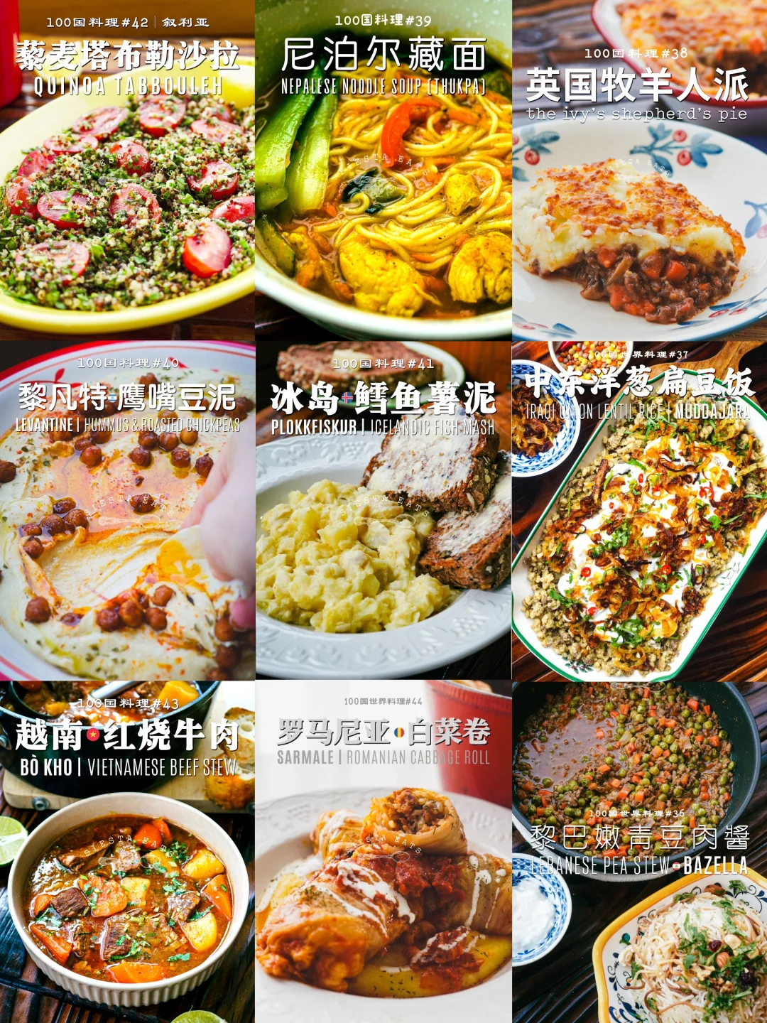 2024年我做了13个国家的经典菜