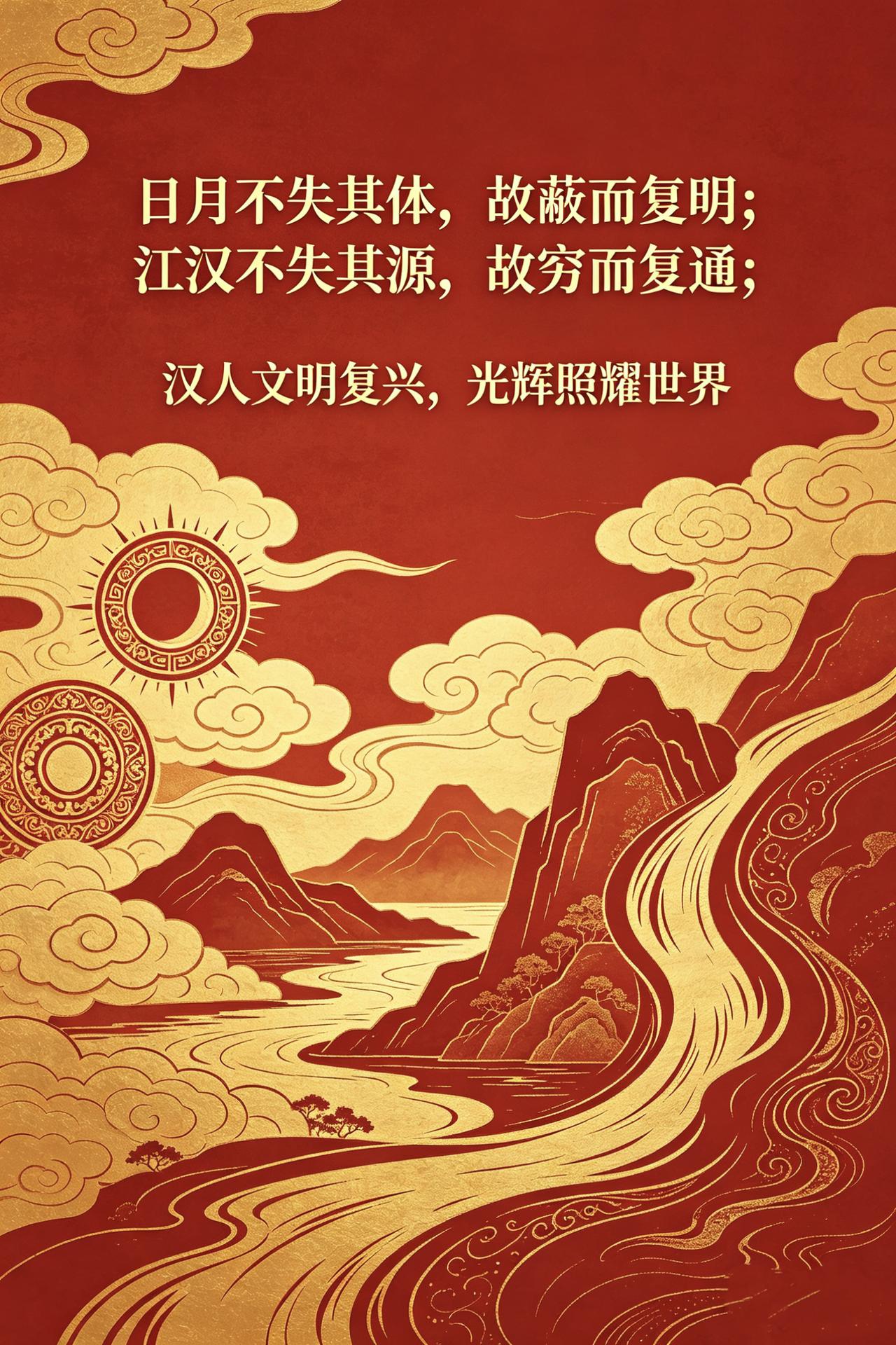 日月不失其体，故蔽而复明；江汉不失其源，故穷而复通；圣人不失其德，故废而复兴。