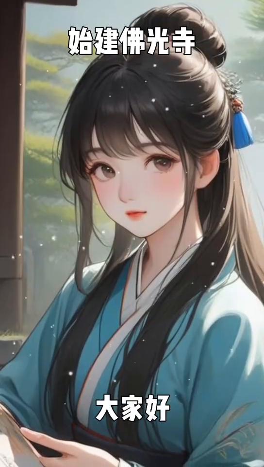 始建佛光寺。
大家好，我是一名历史小博主，今天带大家走进一座拥有千年历史的佛教圣