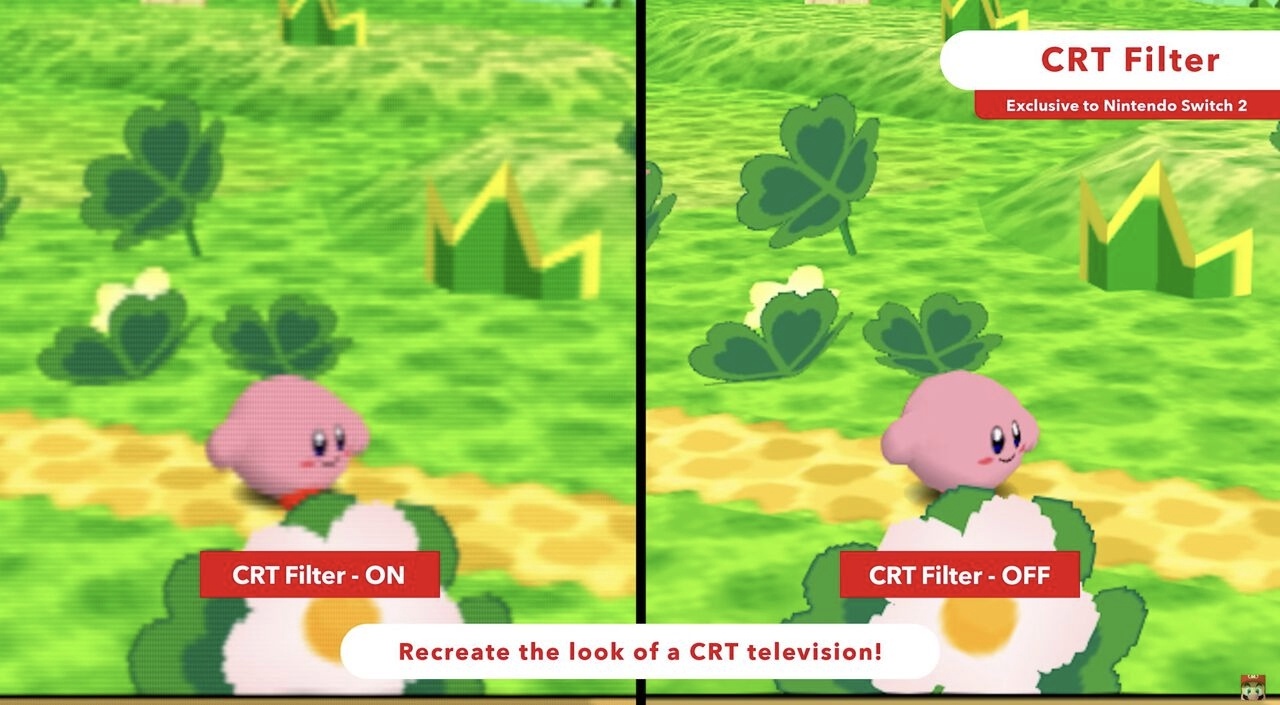 【Switch 2推出64经典游戏新功能：支持回退与CRT滤镜】任天堂公布了针对