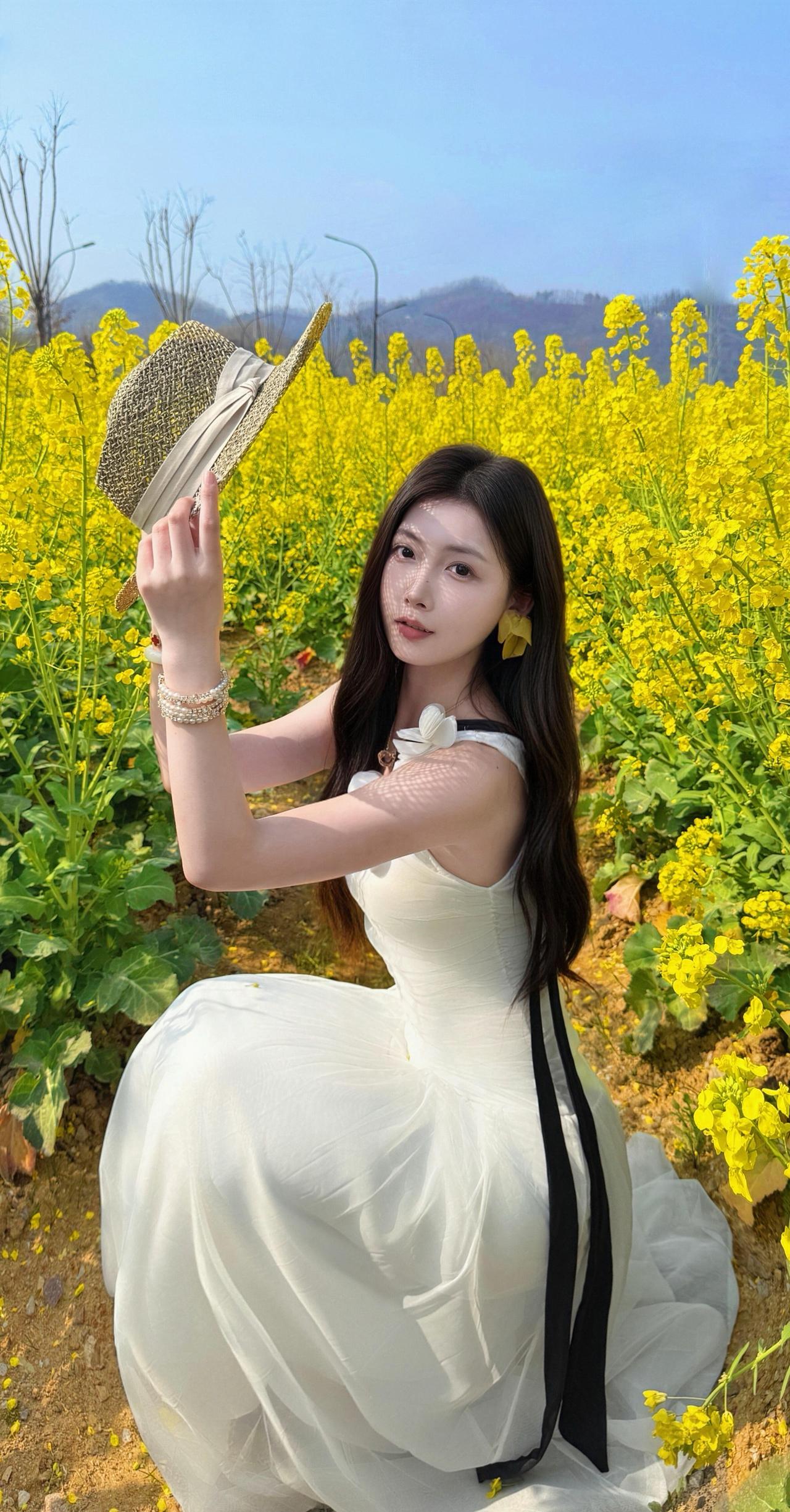 春日野餐，花海中的优雅时光