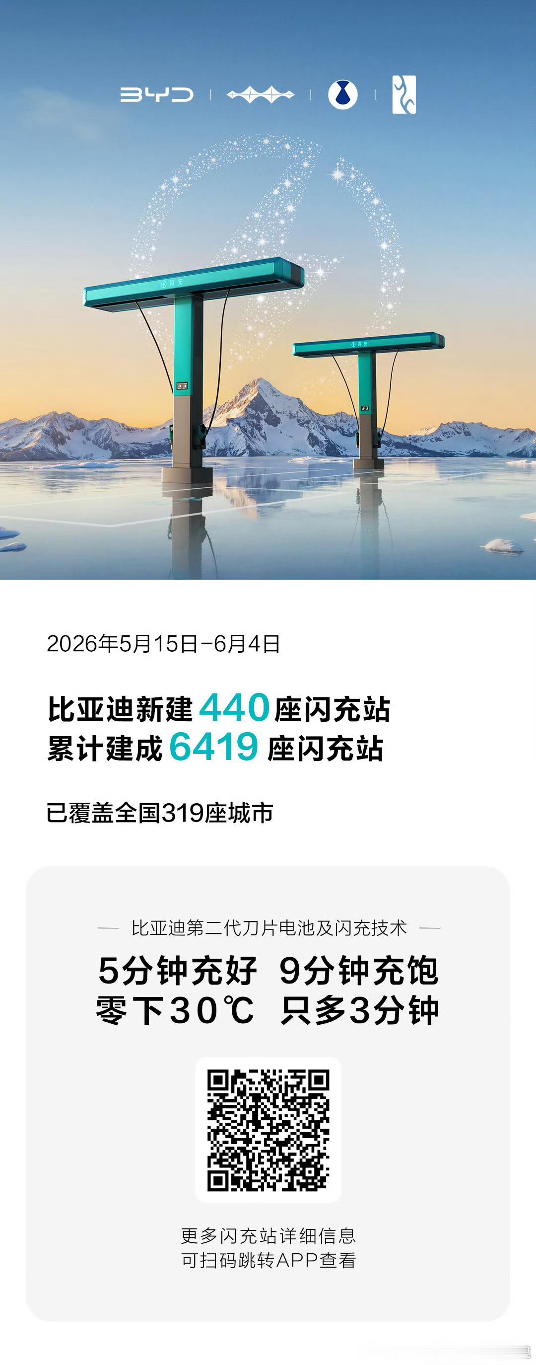 对比蔚小理的充换电站数据的更新海报，比亚迪的数据更新海报真是无感知很抽象！理想、
