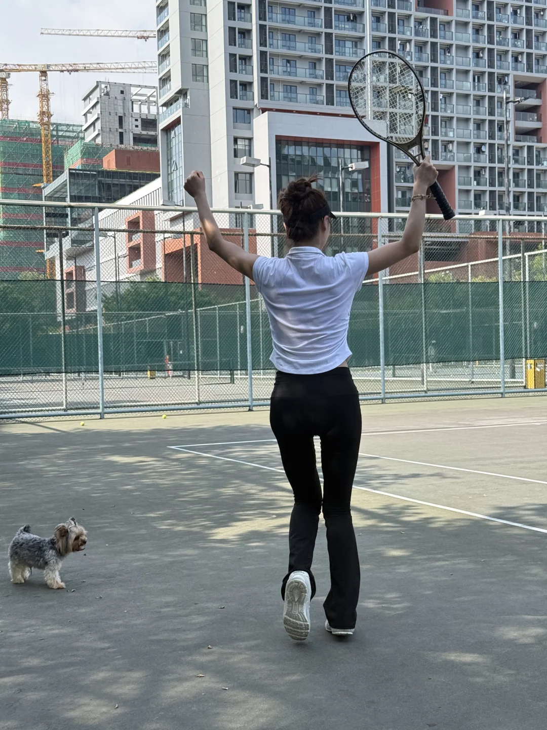 很开心 然后中暑了