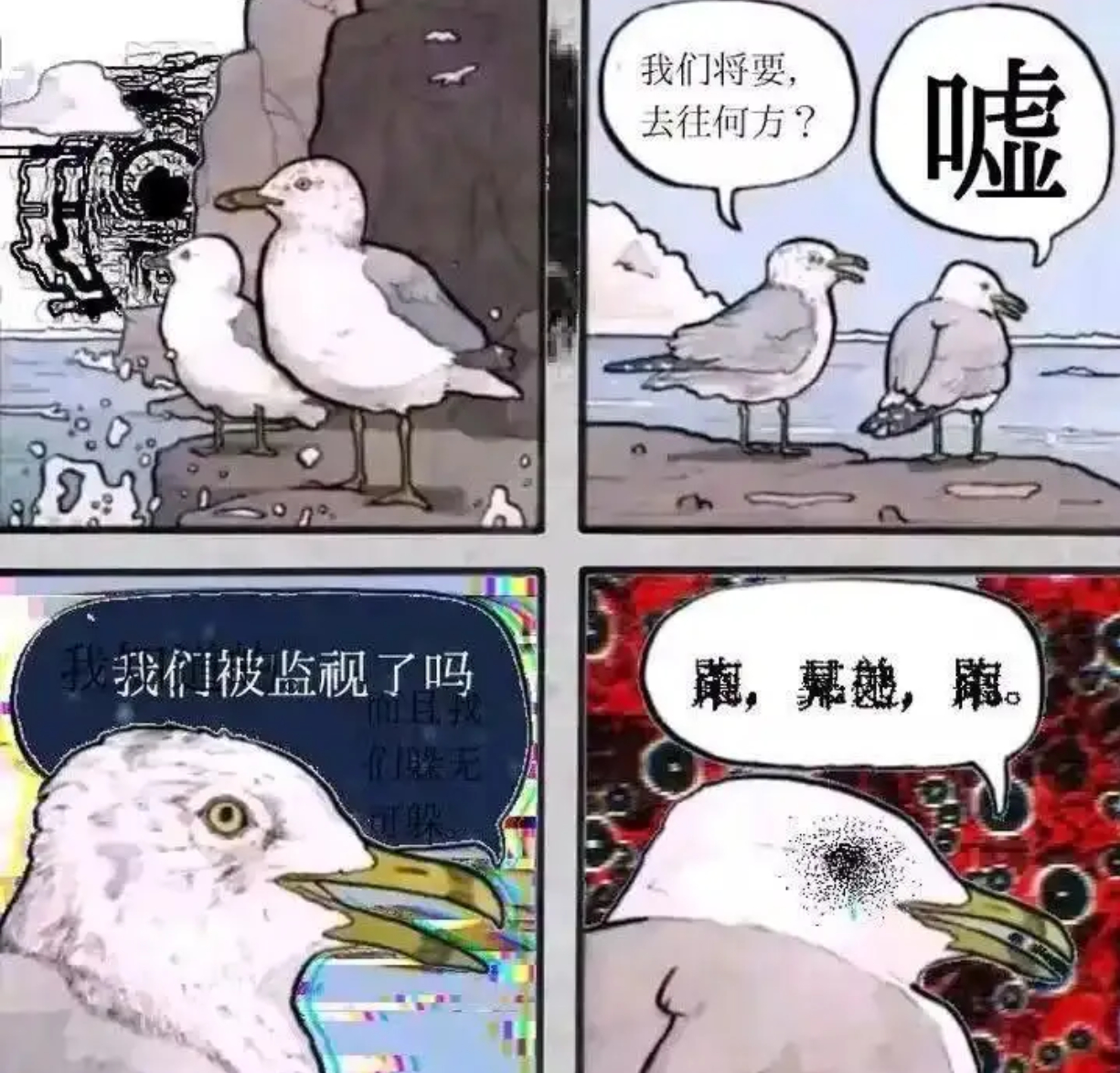 被监视了 