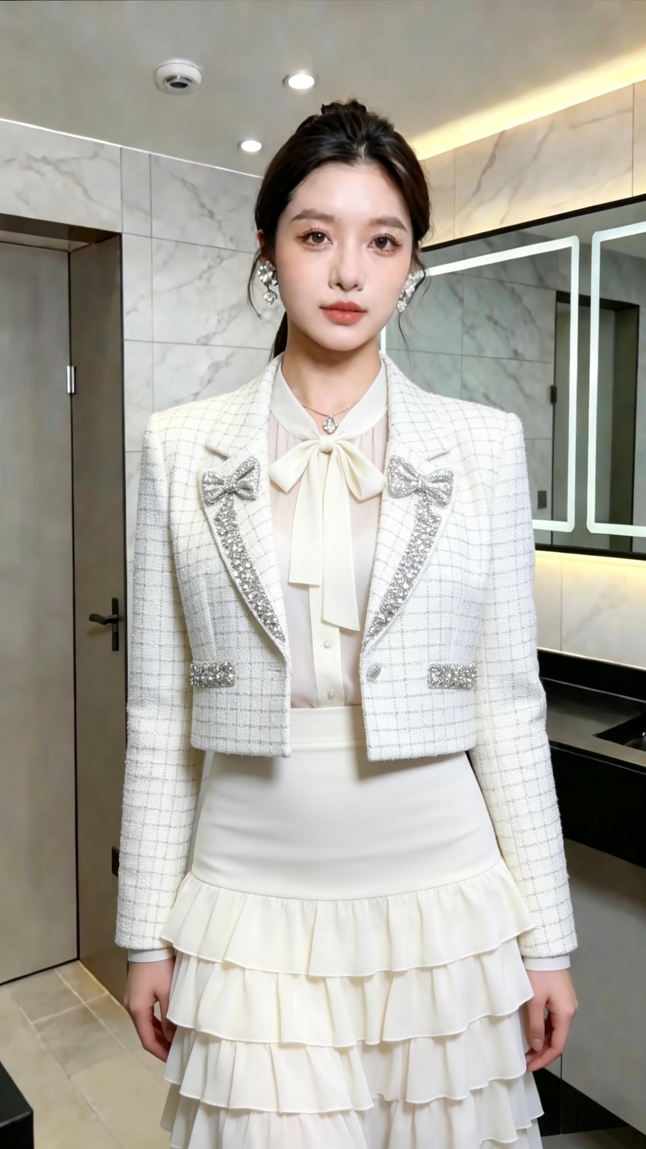 浅灰色薄款针织开衫！