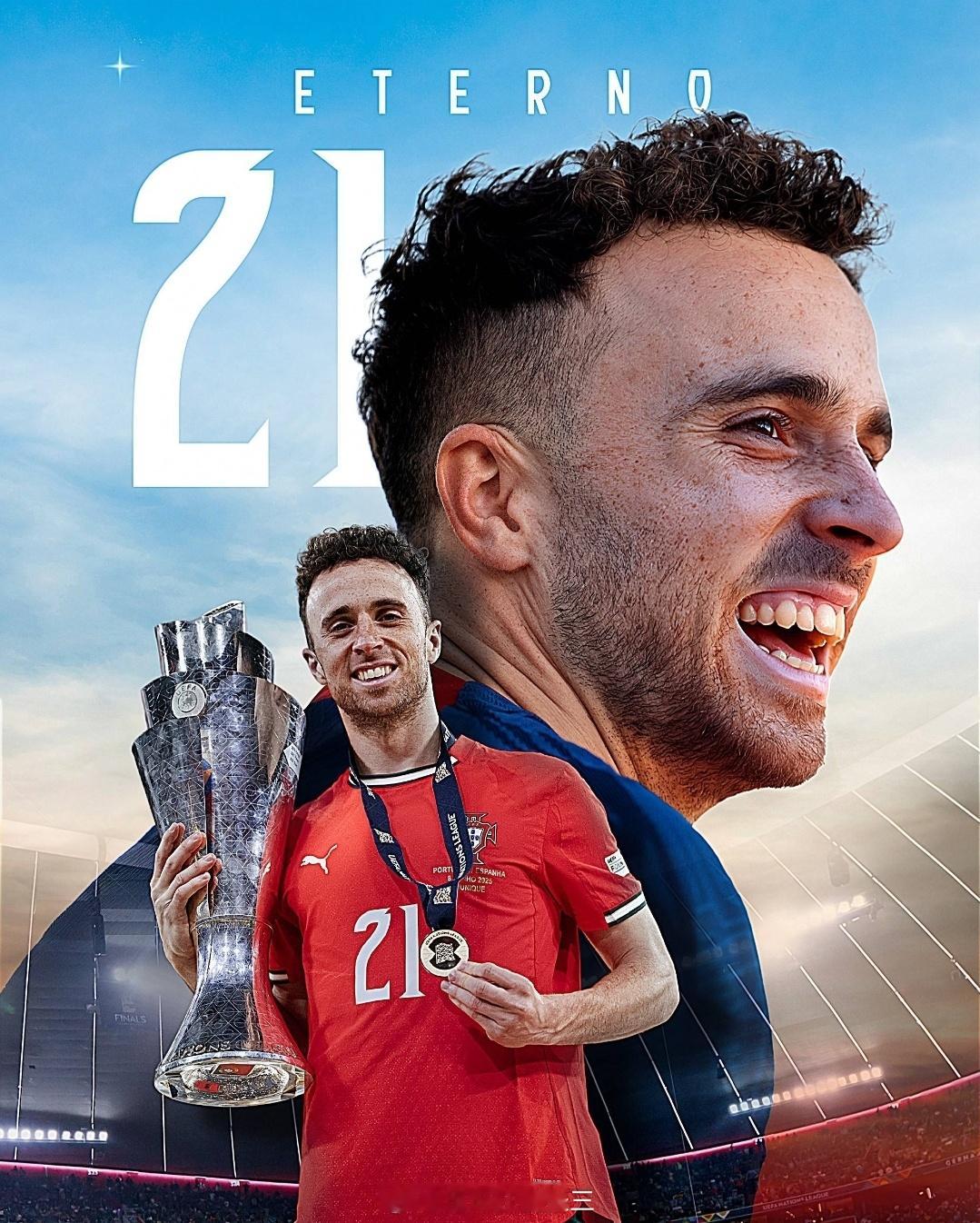 葡萄牙官方发文缅怀若塔诞辰：我们永远的21号葡萄牙官方今日发文，缅怀若塔本应迎来