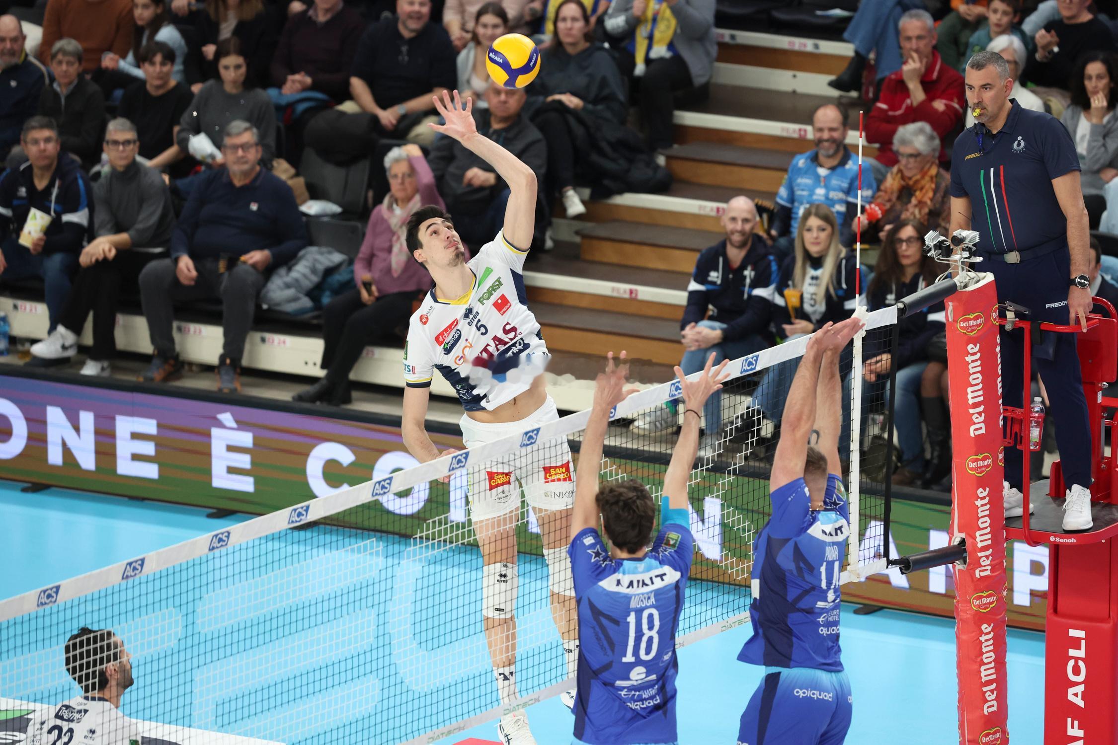 【技术统计】2025-2026意大利男排杯1/4决赛特伦蒂诺3-0蒙扎（25-1