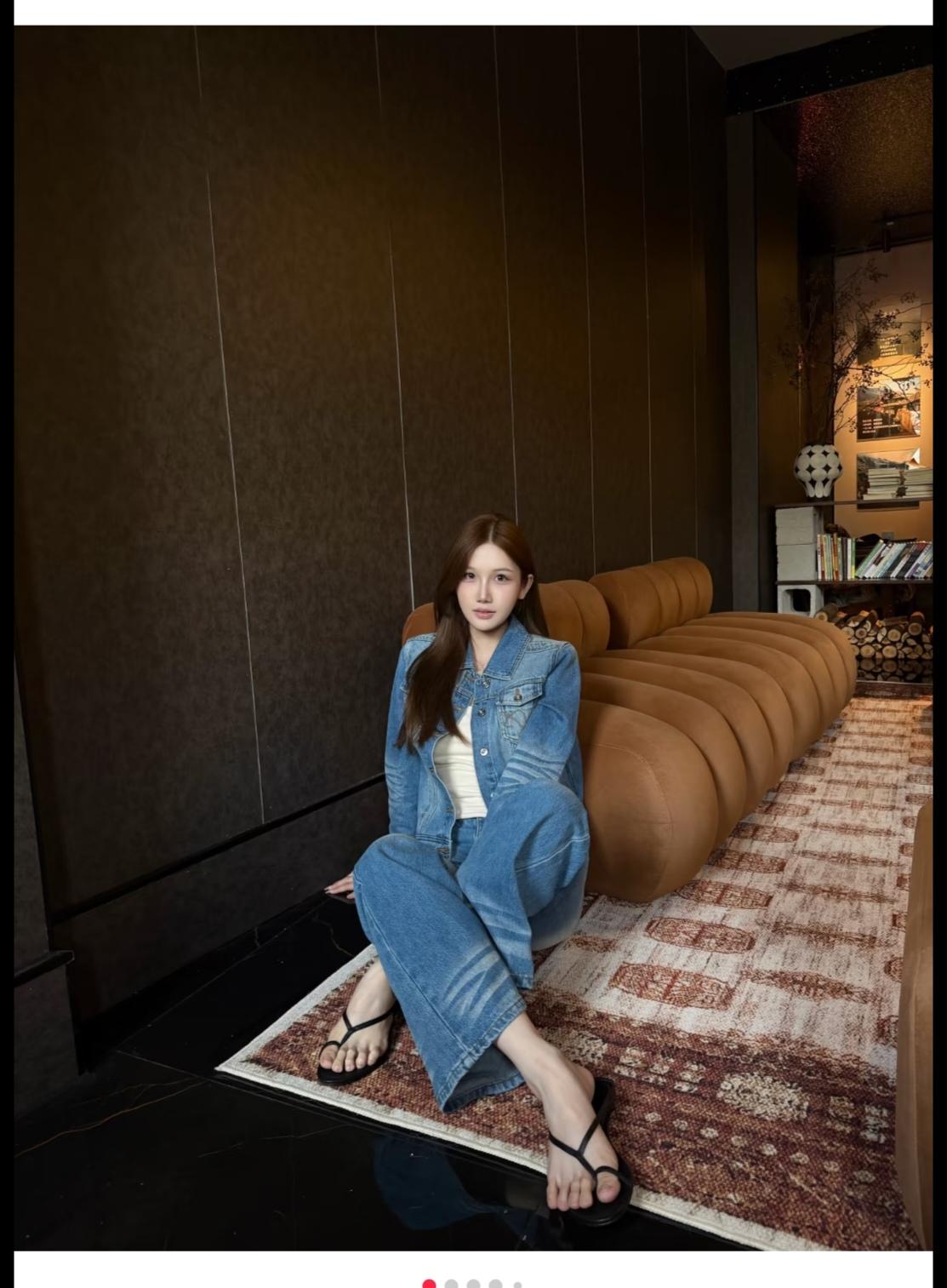 这样的人字拖夹脚不说，它到底美在哪里。