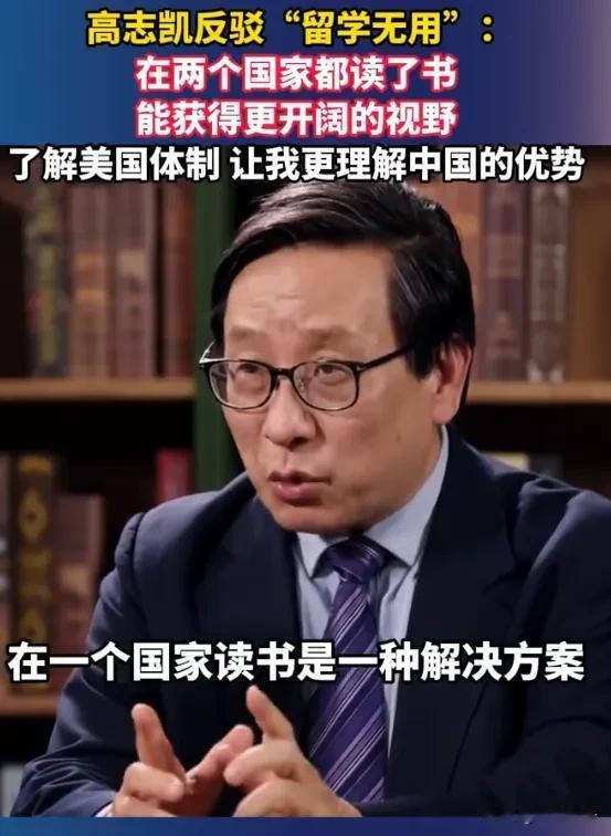 高志凯说得通透：真正的留学，从不是崇洋媚外
 
网上一直有种极端声音，鼓吹留学完