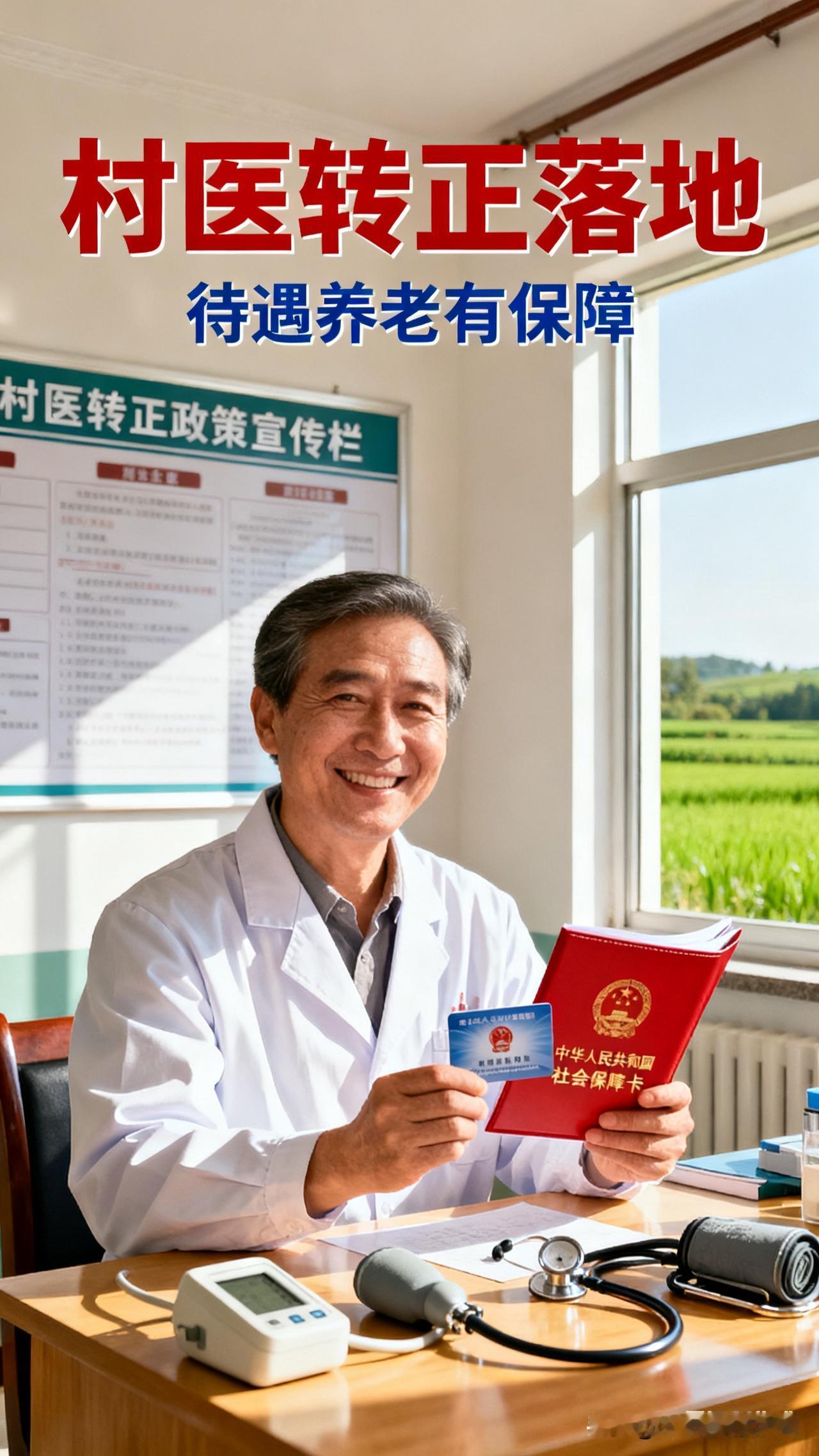 村医转正落地：让“健康守门人”安身更安心
 
在我国农村医疗卫生体系中，乡村医生