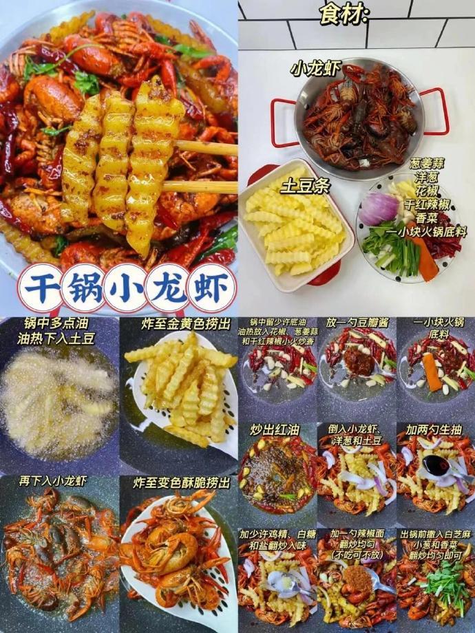 8种小龙虾炒法！夏天一口气吃爽！！ 
