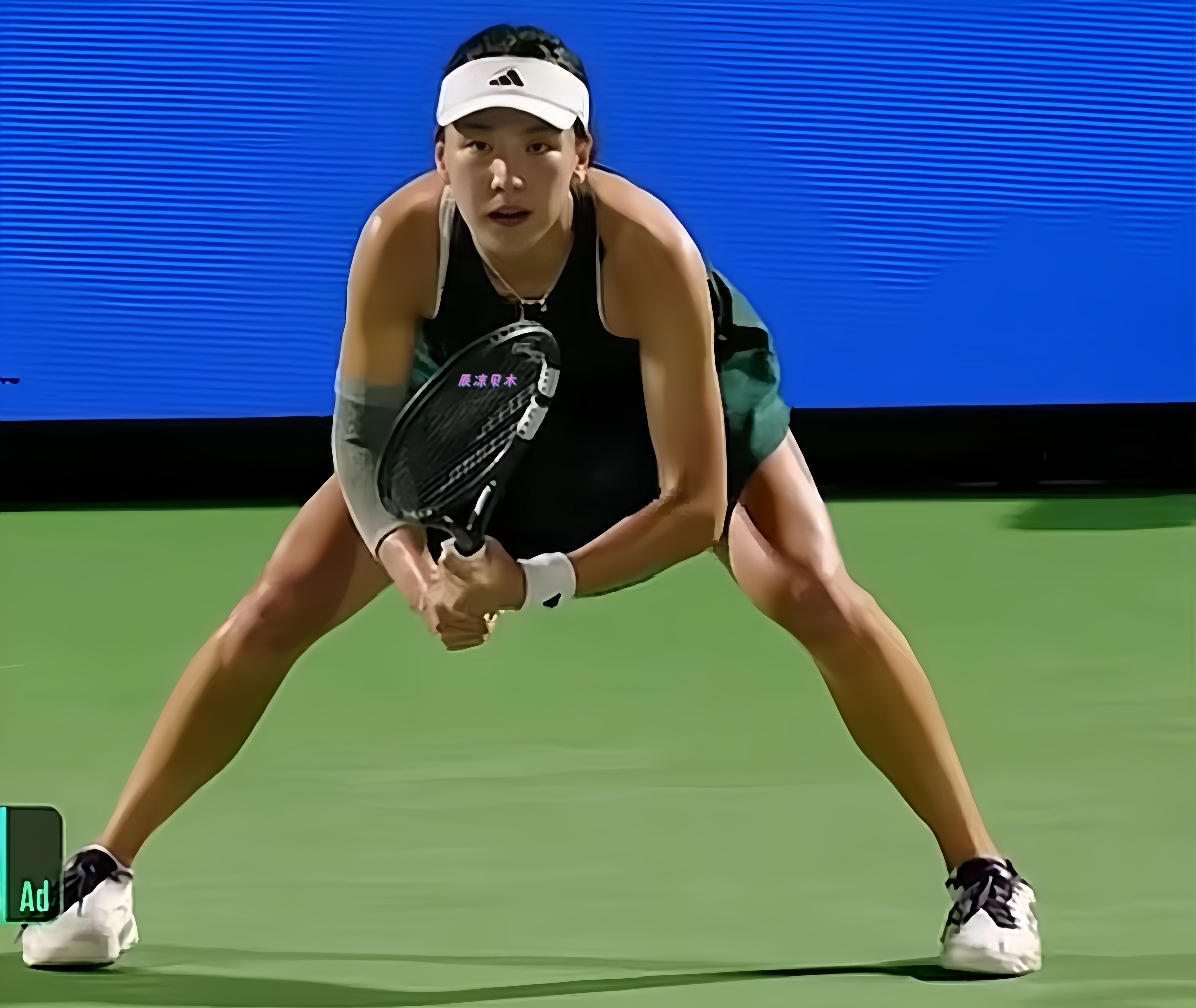 2025年8月22日WTA250克利夫兰站，王欣瑜一日双赛双胜强势晋级女单四强，