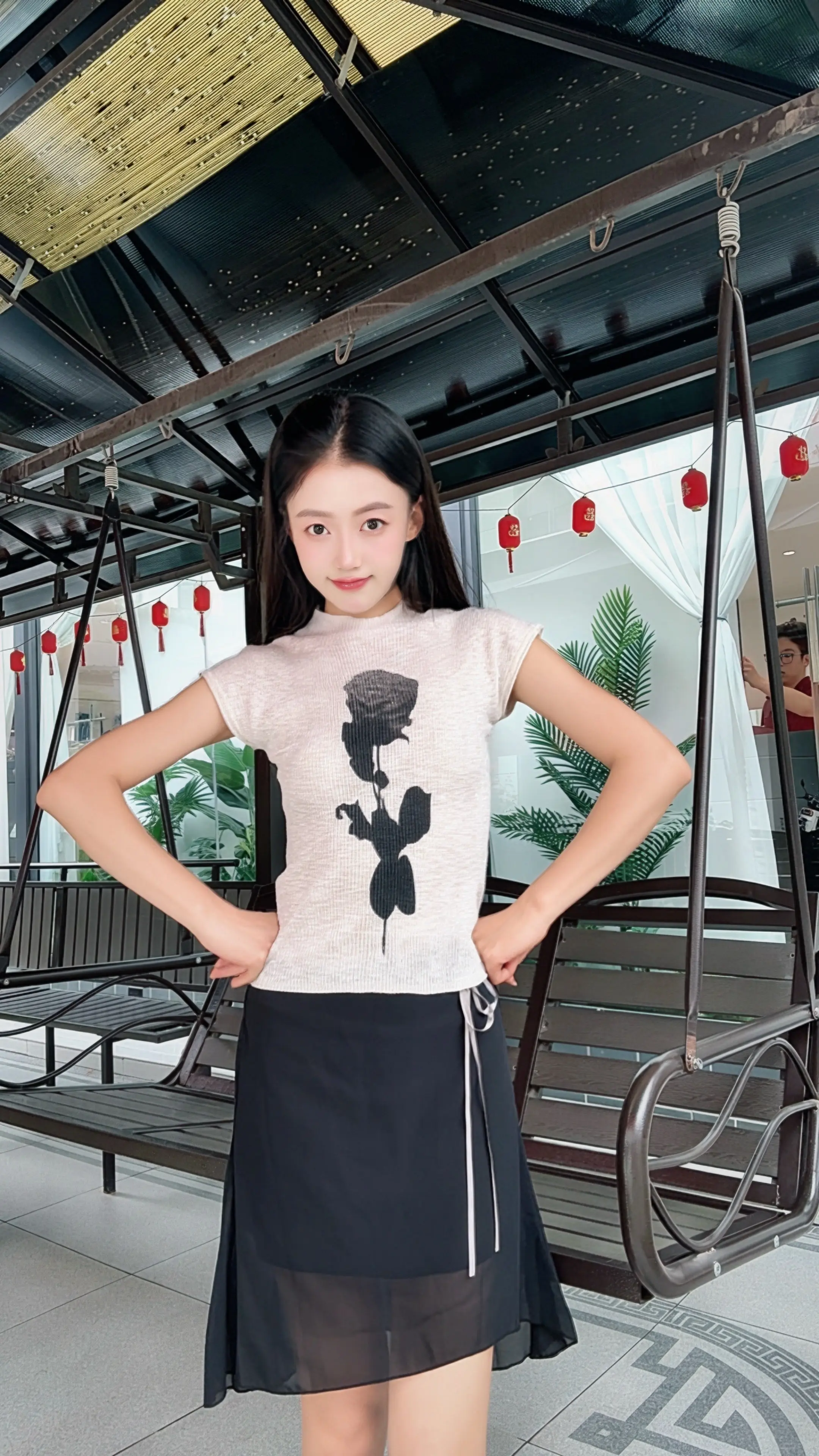 天塌下来也会打扮自己的女人