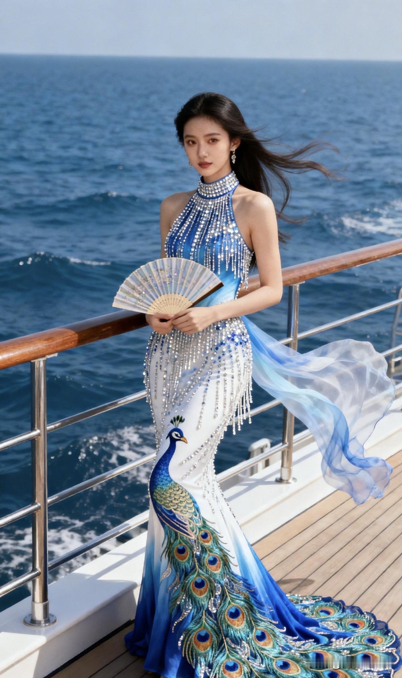 碧海潮生处，美人舞蹁跹！