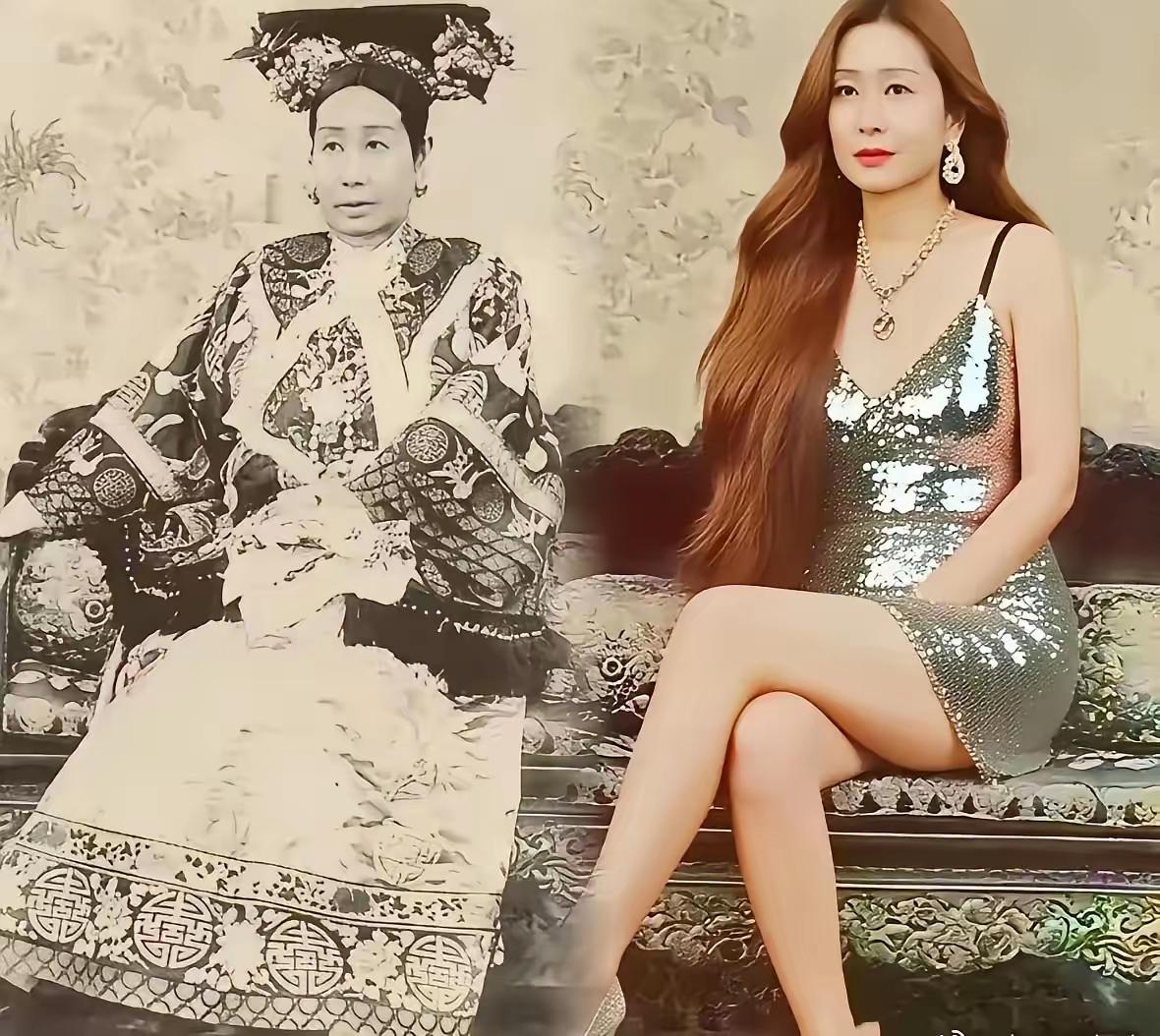 这是慈禧太后，慈禧会穿成这样。[大笑]